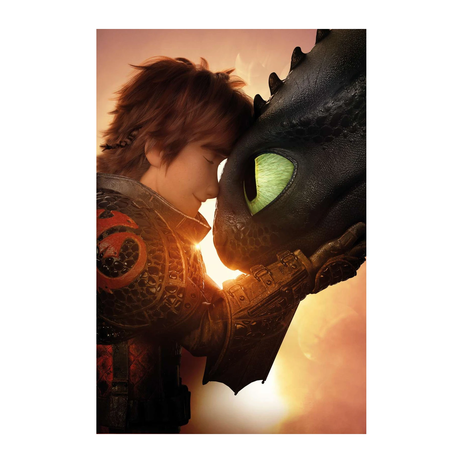 Hiccup & Toothless Bond Wall Art