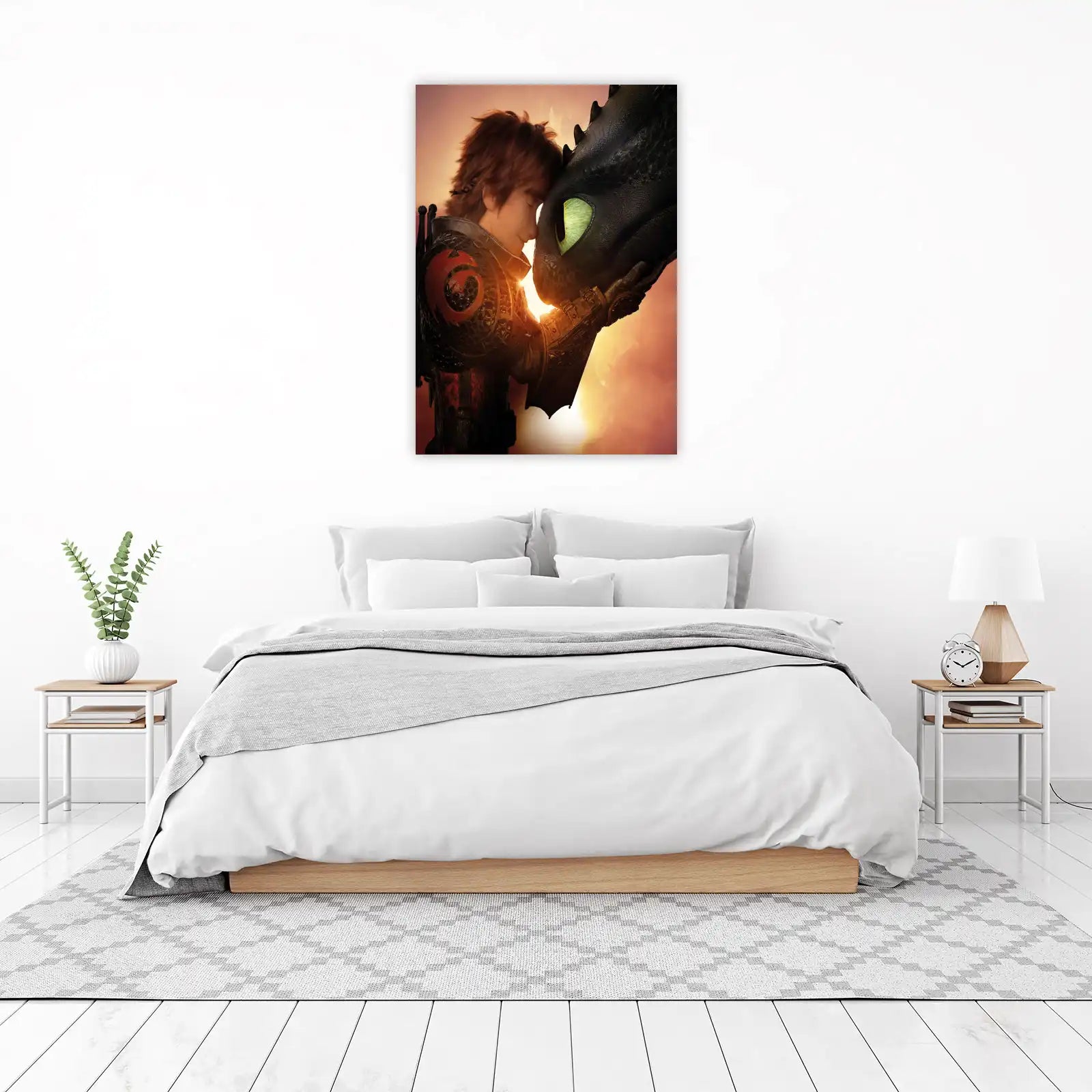 Hiccup & Toothless Bond Wall Art