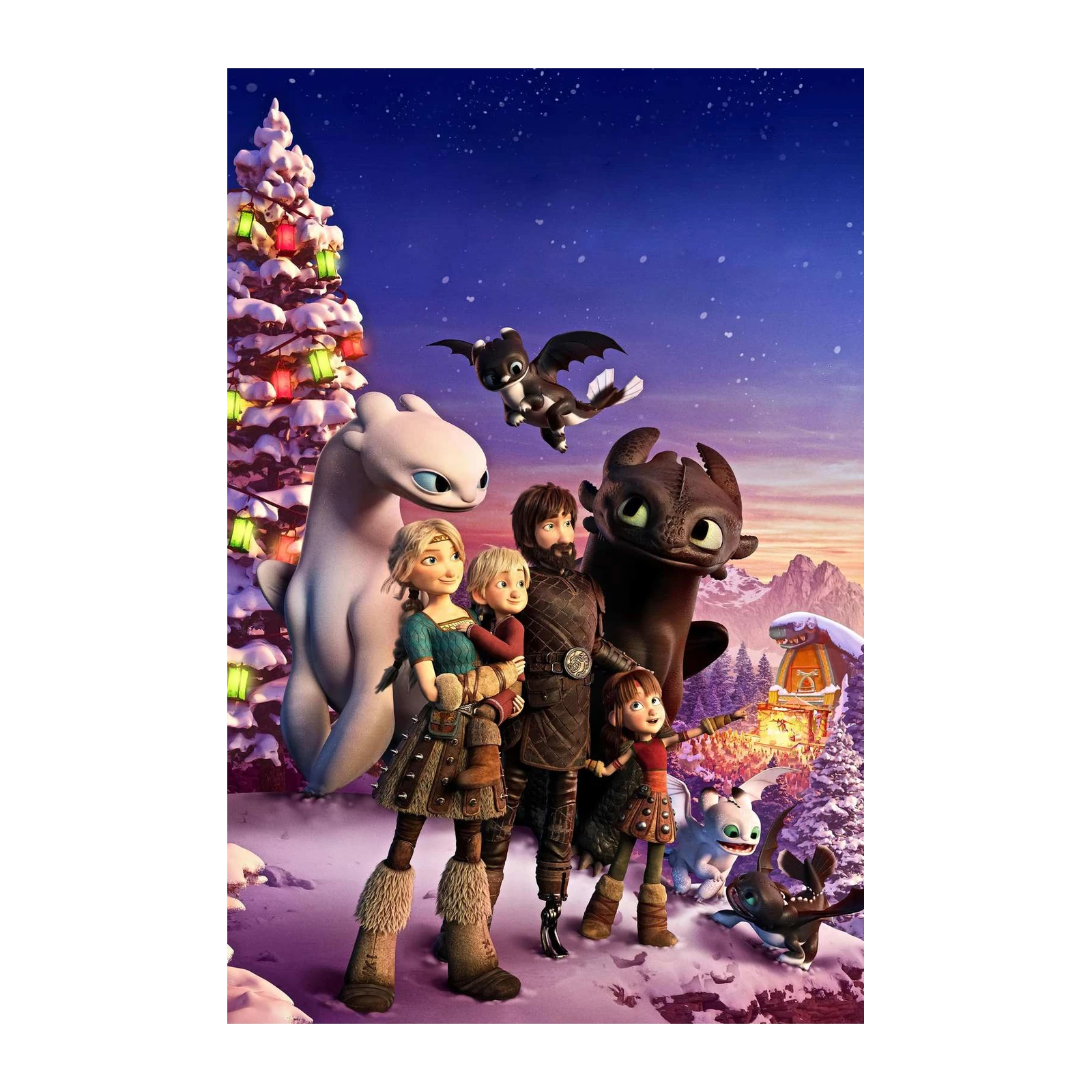 How to Train Your Dragon Holiday Adventure Wall Art