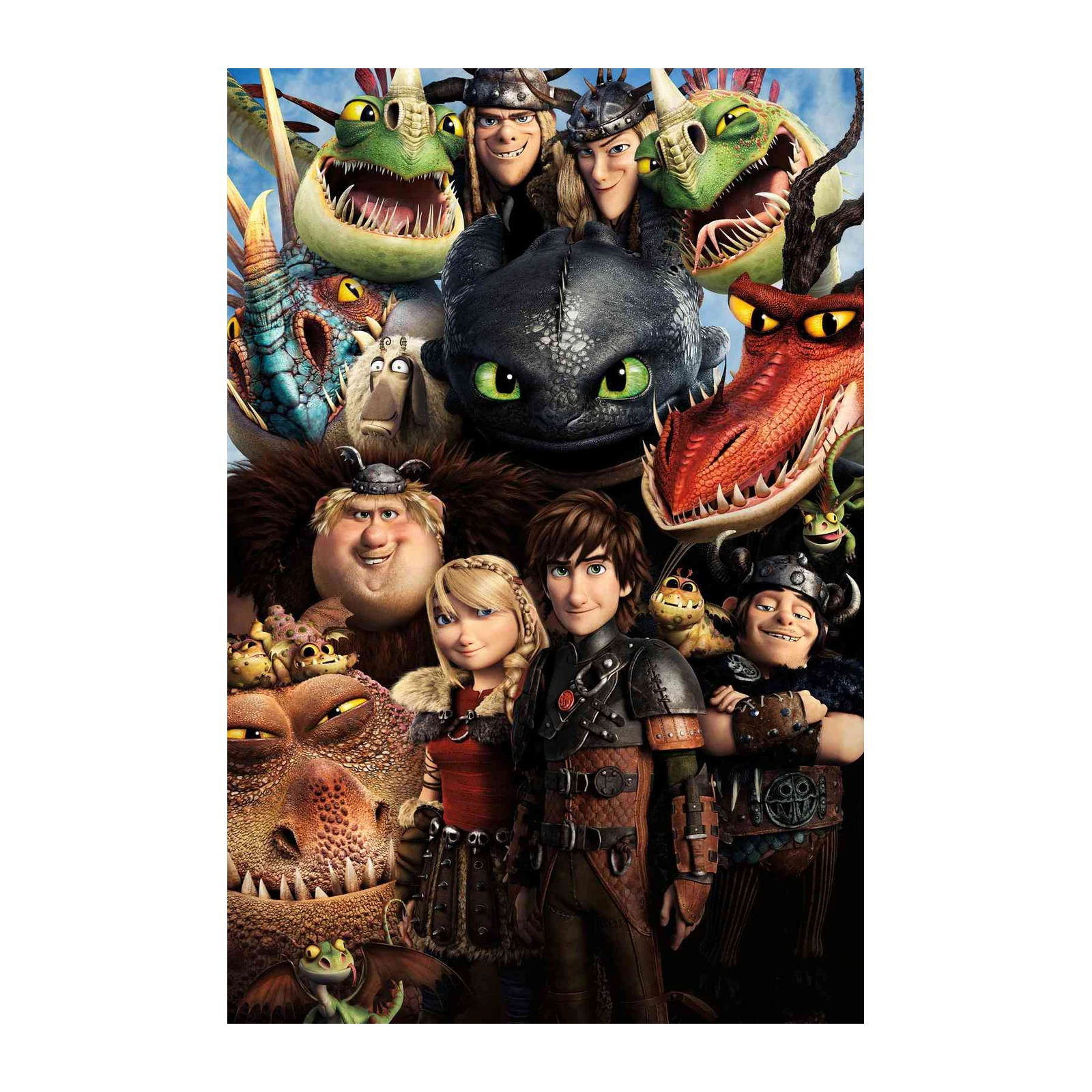 How to Train Your Dragon Poster Wall Art