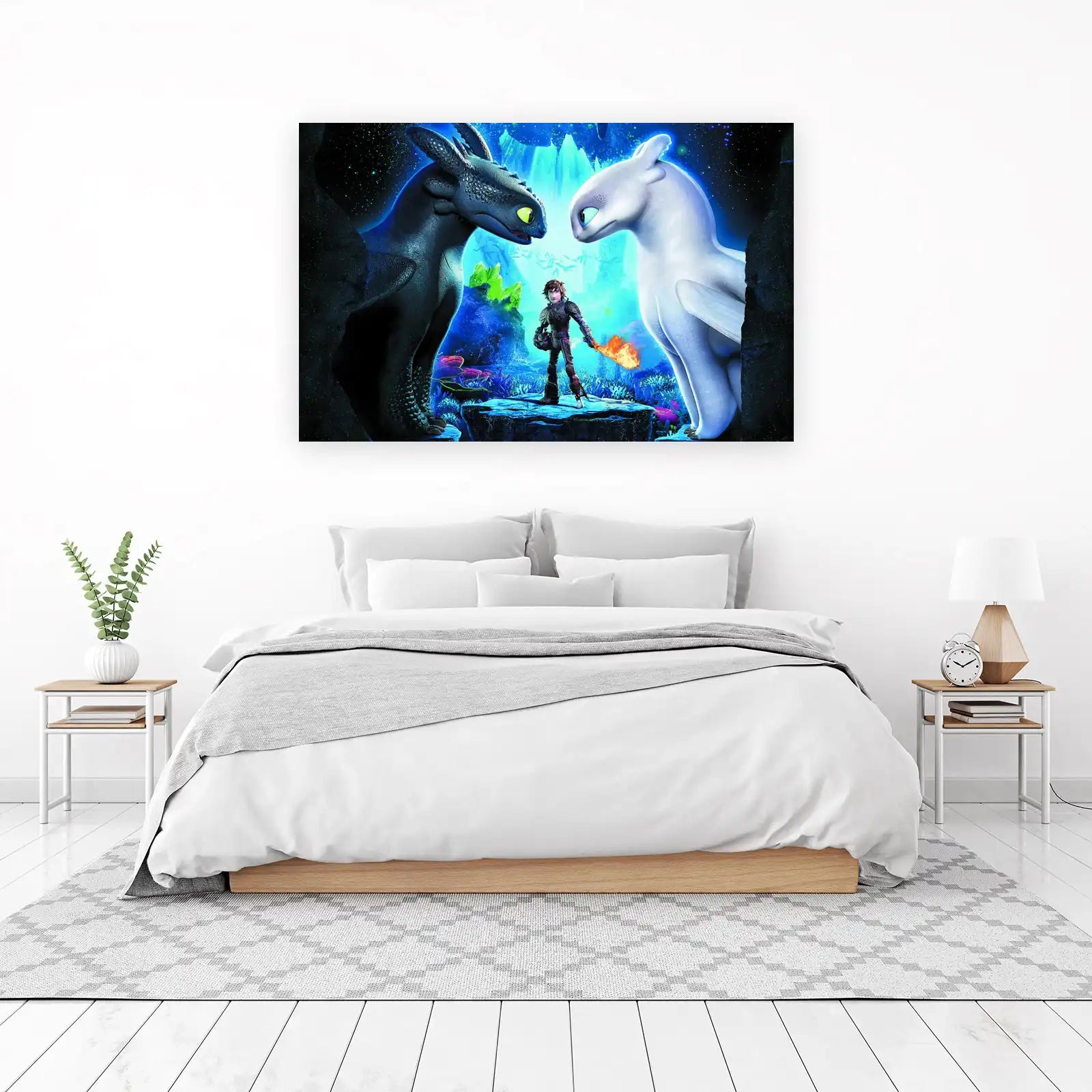 Hiccup & Dragons Epic Scene Wall Art