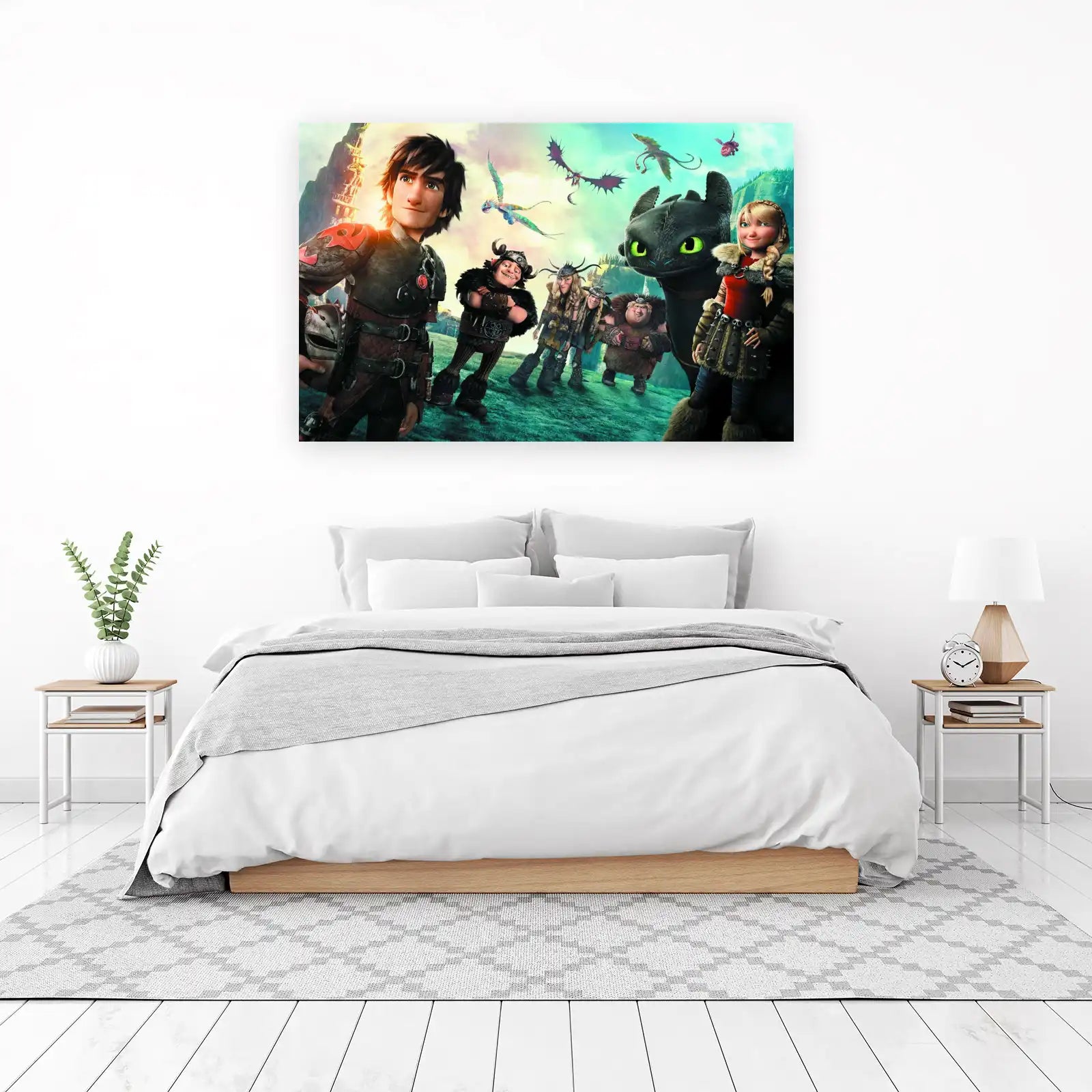 How to Train Your Dragon Gang Wall Art
