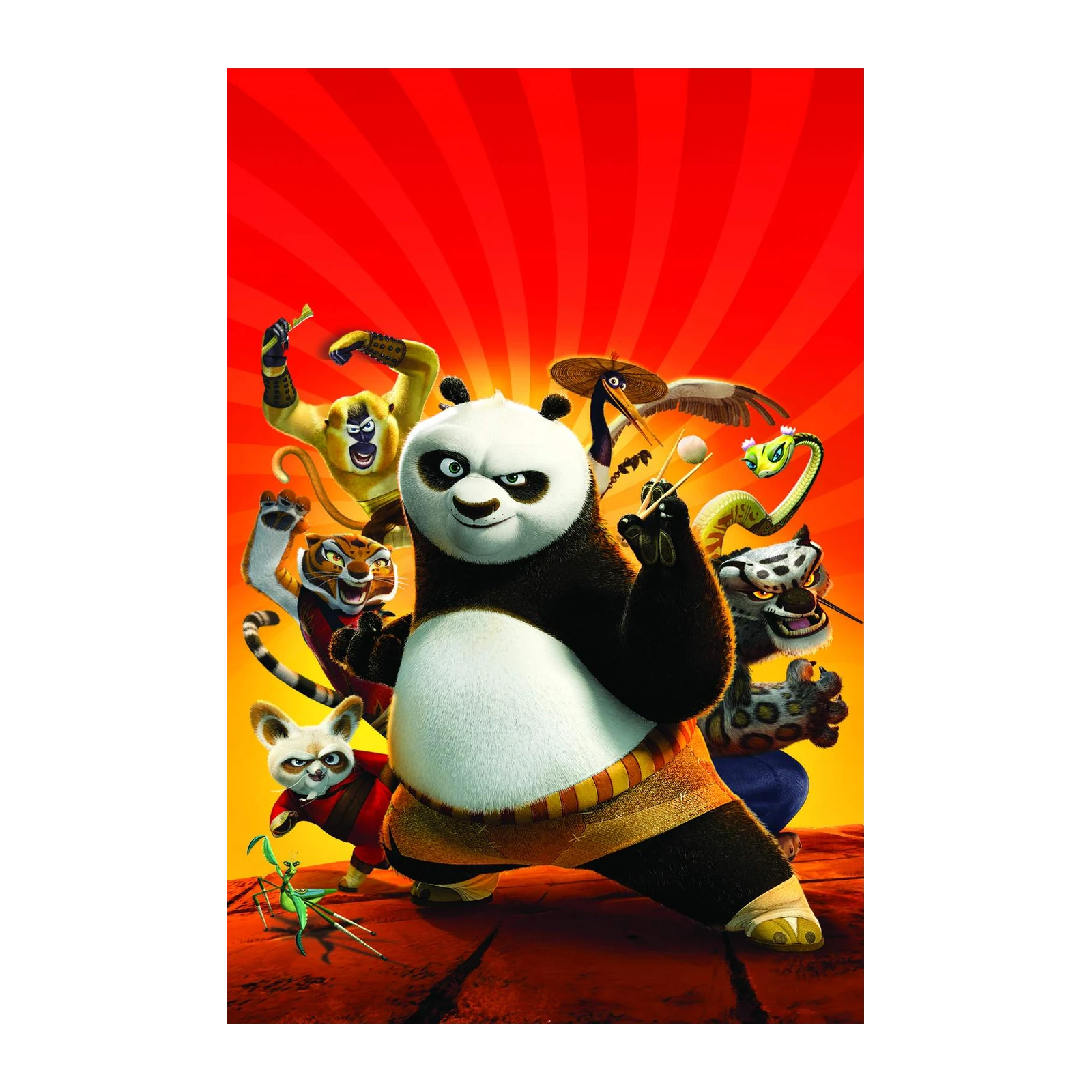 Kung Fu Panda Movie Poster Wall Art