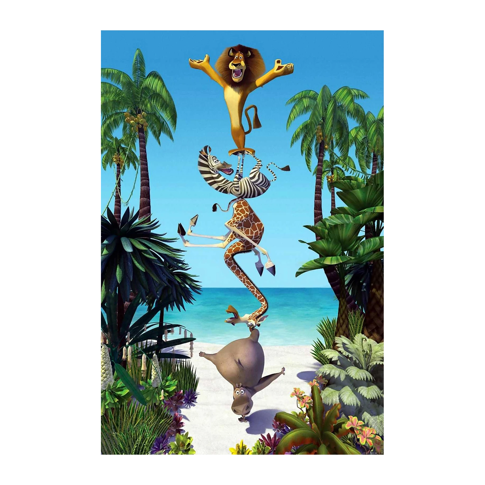 Madagascar Balance Beach Scene Wall Art