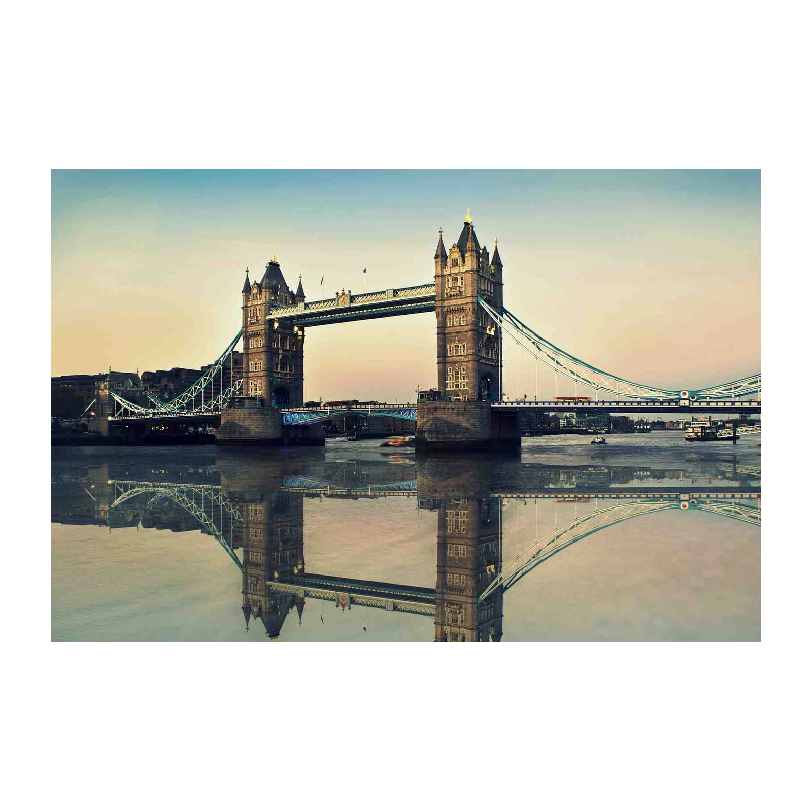 Iconic Tower Bridge London Reflection Wall Art