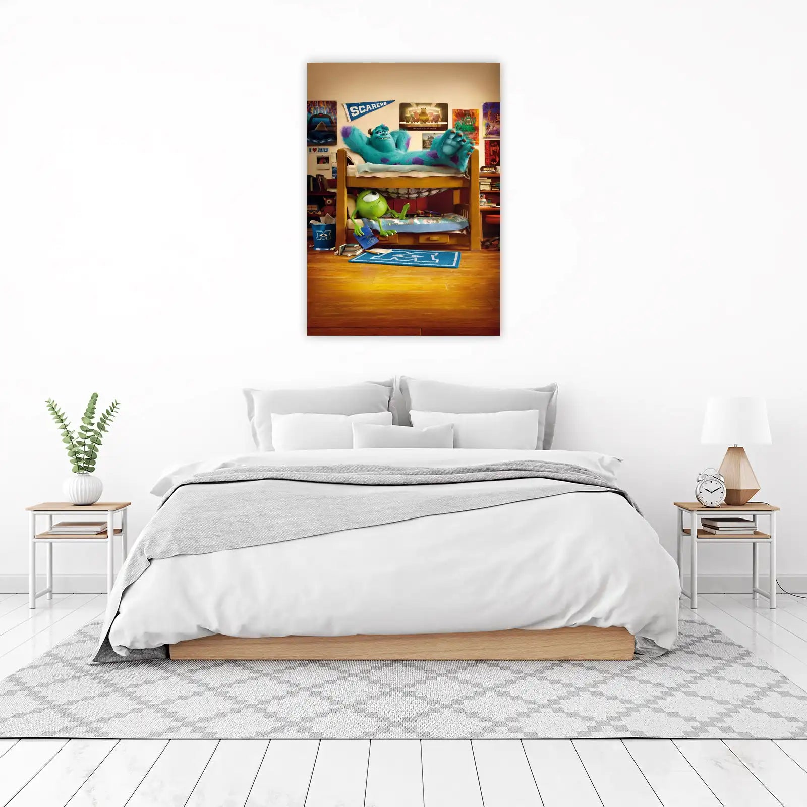 Monsters University Sully & Mike Campus Wall Art