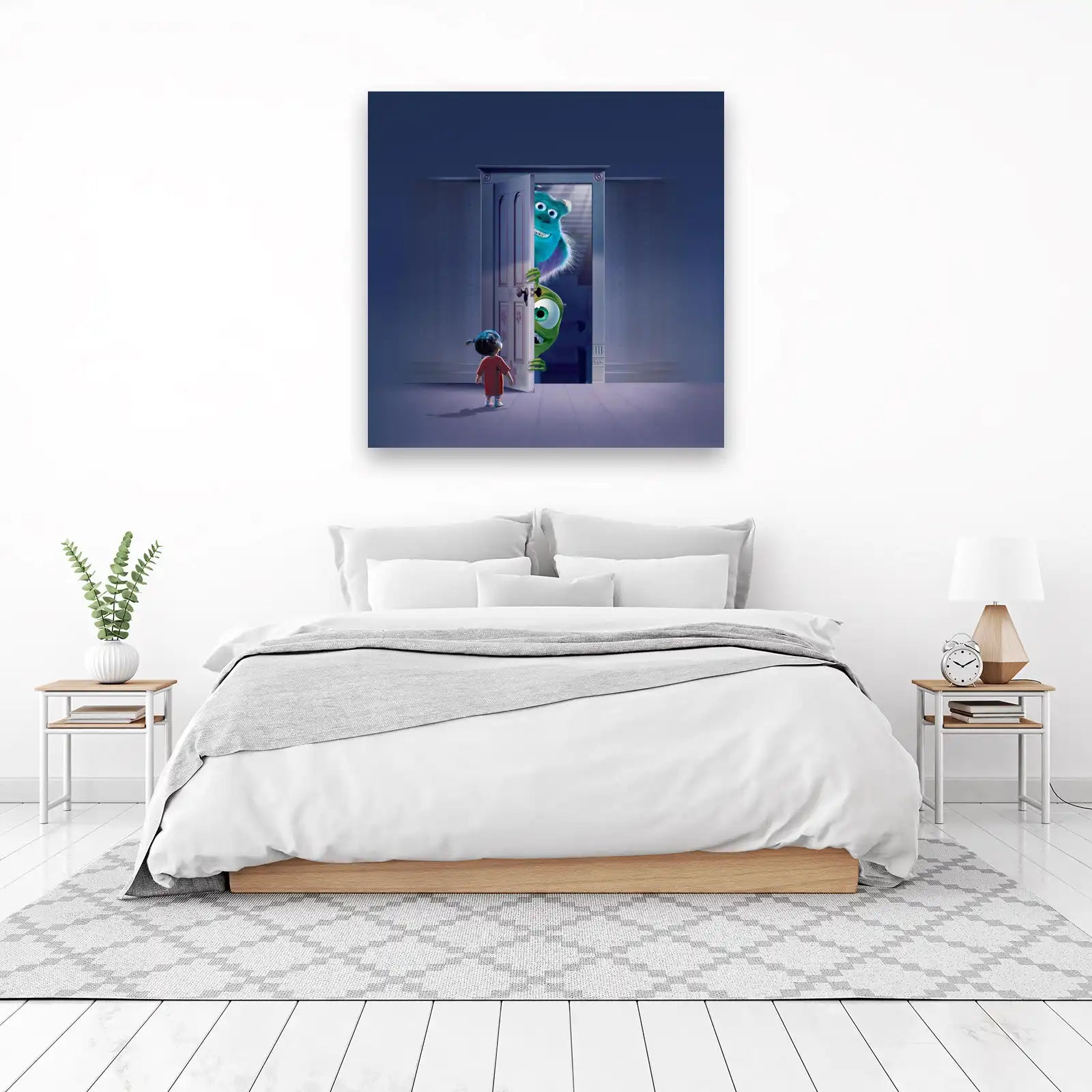 Monsters Inc Doorway Friends Wall Art