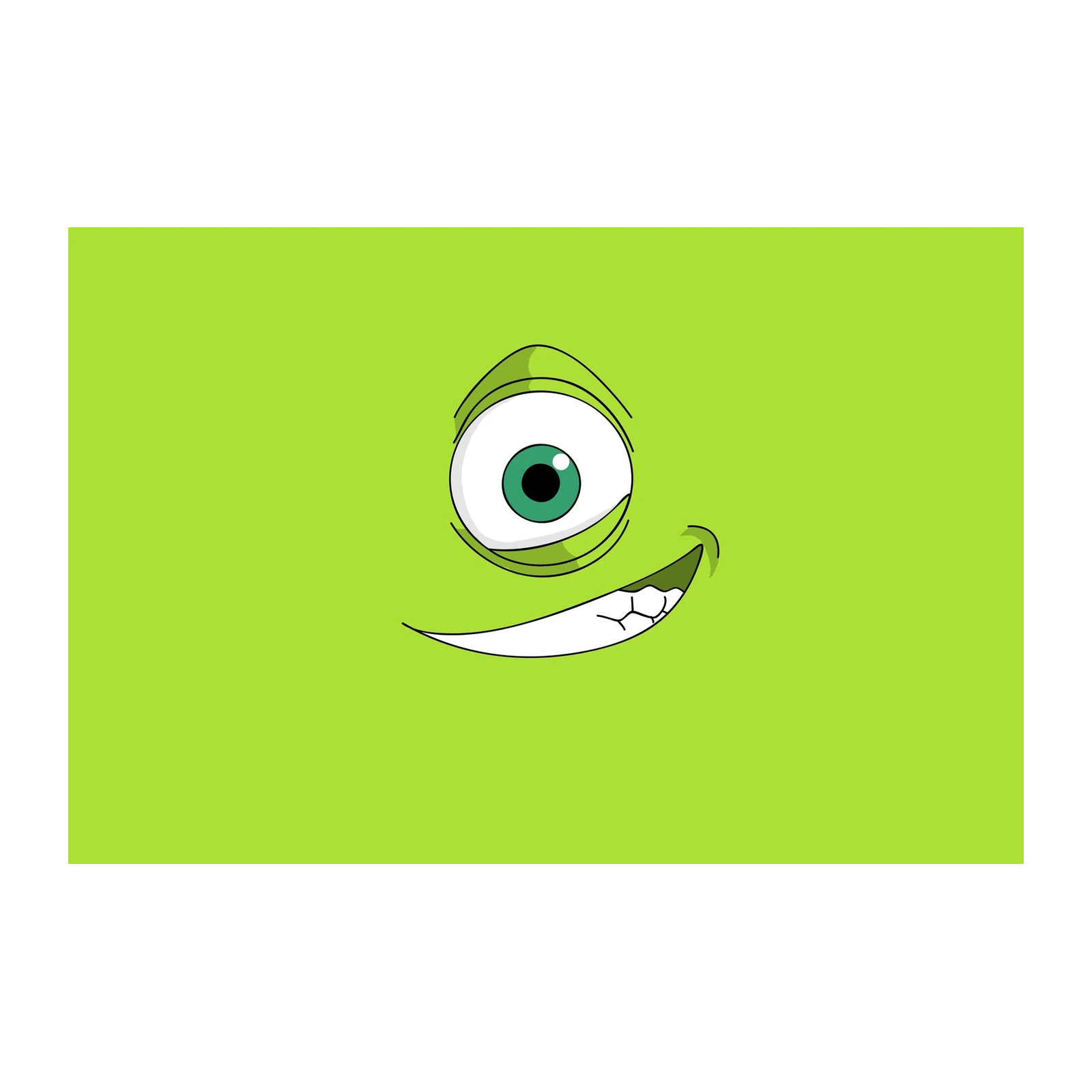 Whimsical Monster Eye & Smile Wall Art