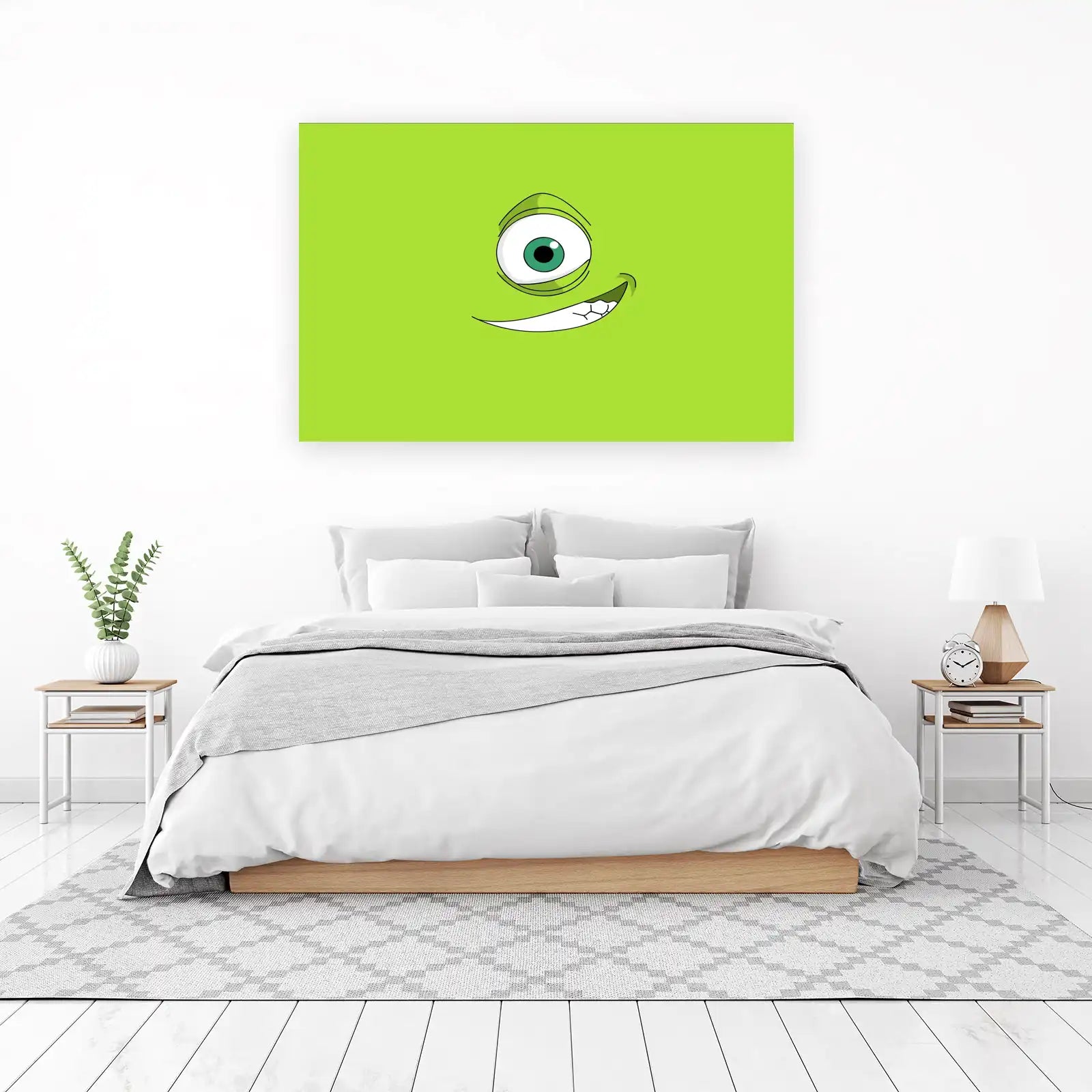 Whimsical Monster Eye & Smile Wall Art