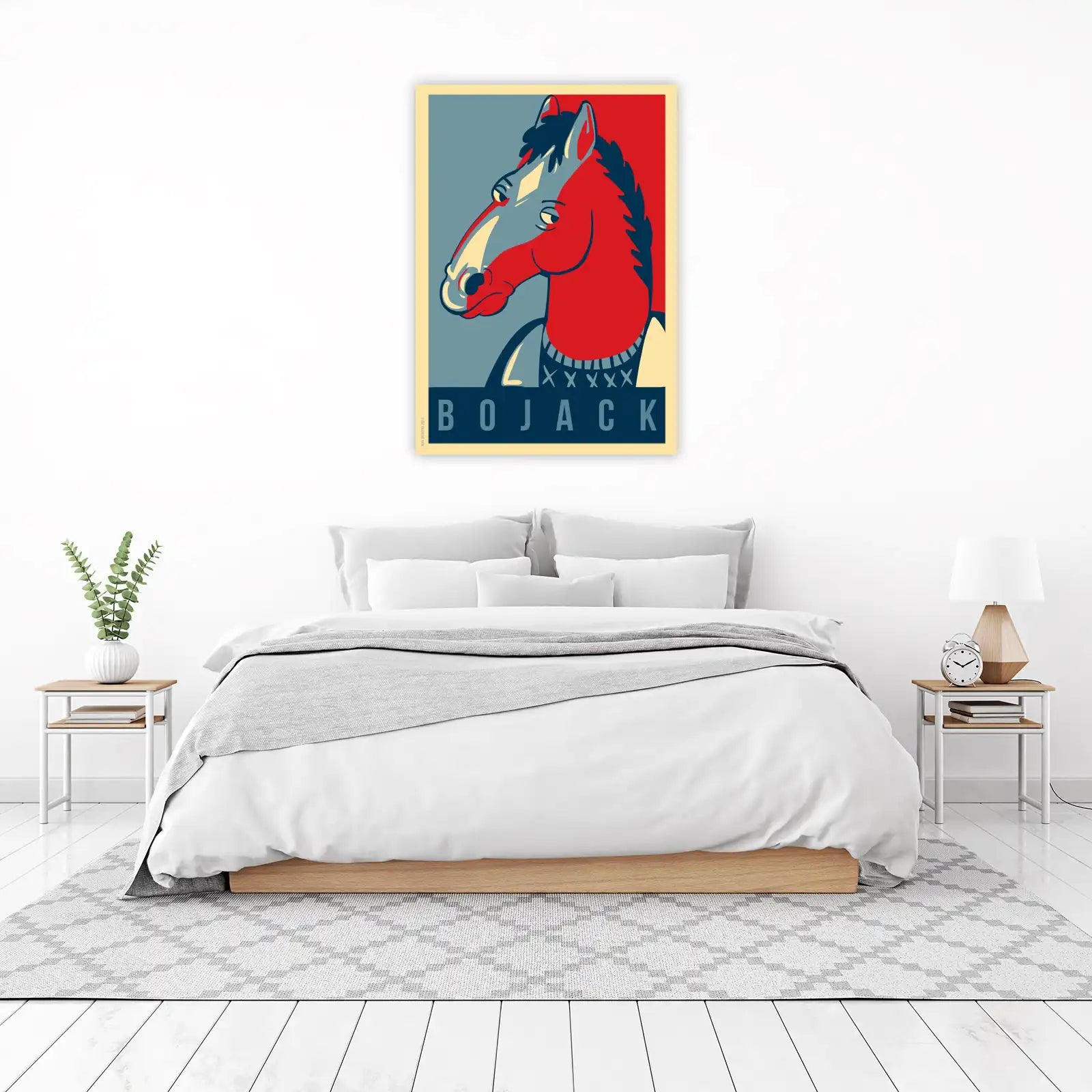 BoJack Horseman Obama Style Wall Art