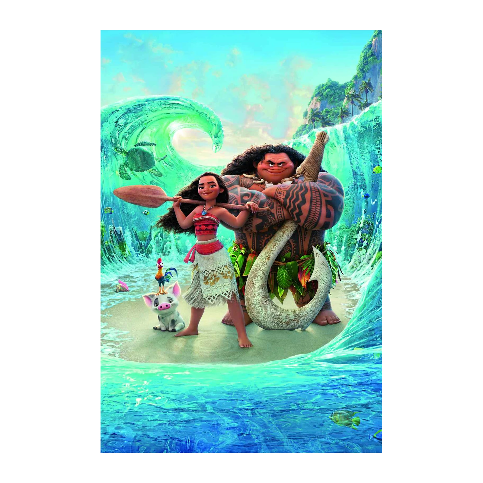 Moana & Maui Ocean Adventure Wall Art