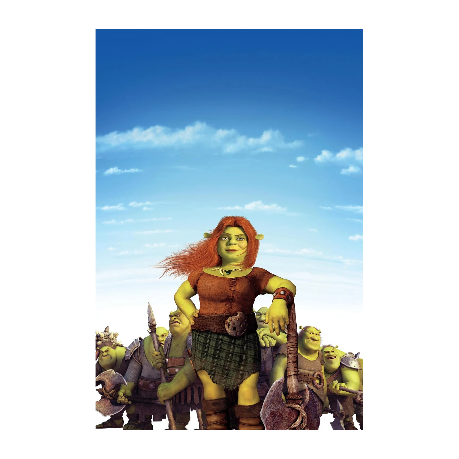Fiona and Ogre Crew "Shrek 2" Movie Wall Art