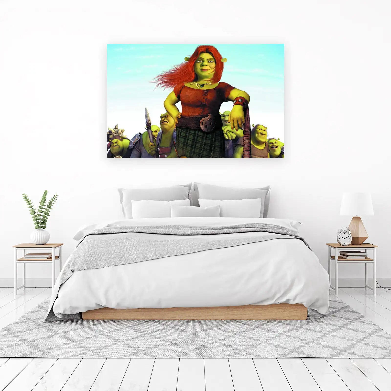Princess Fiona Ogre Warrior Wall Art