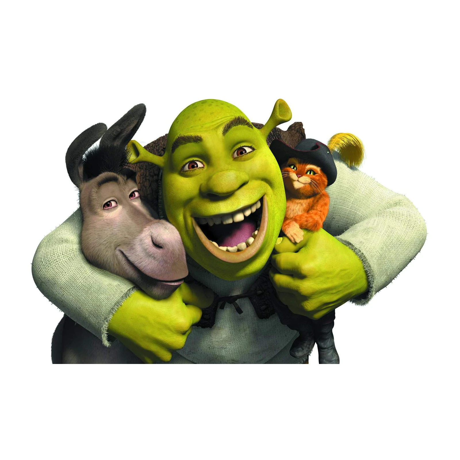 Shrek & Friends Hugging Wall Art