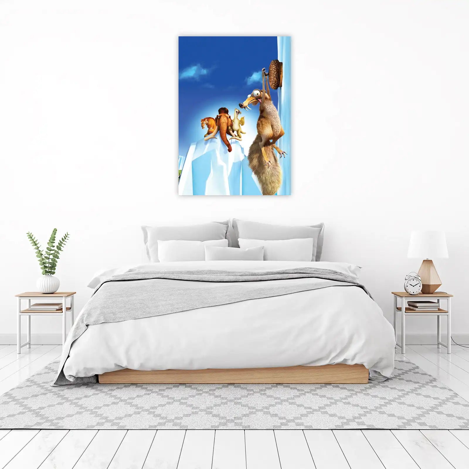 Ice Age Characters Acorn Chase Wall Art