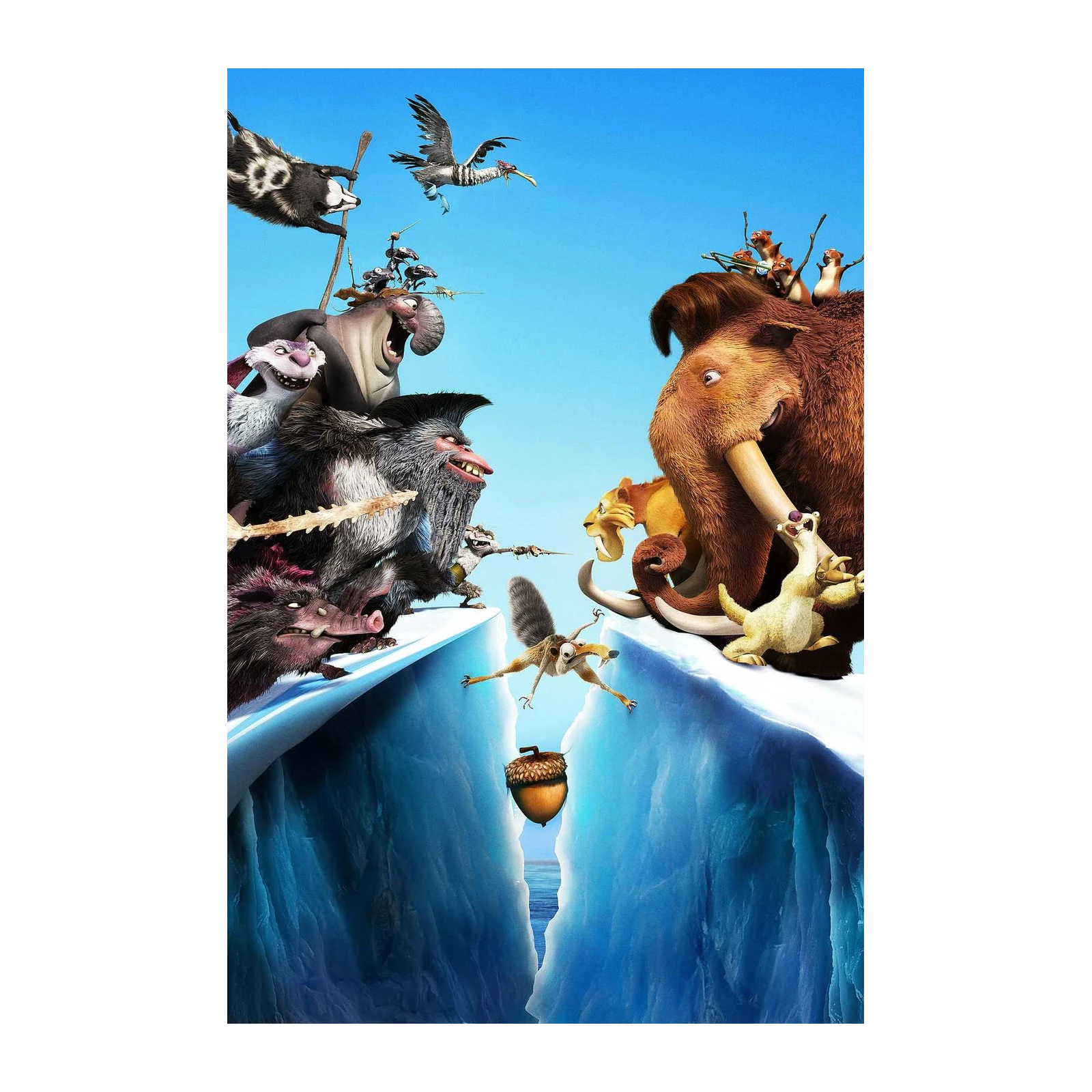 Ice Age Friends Acorn Chase Wall Art