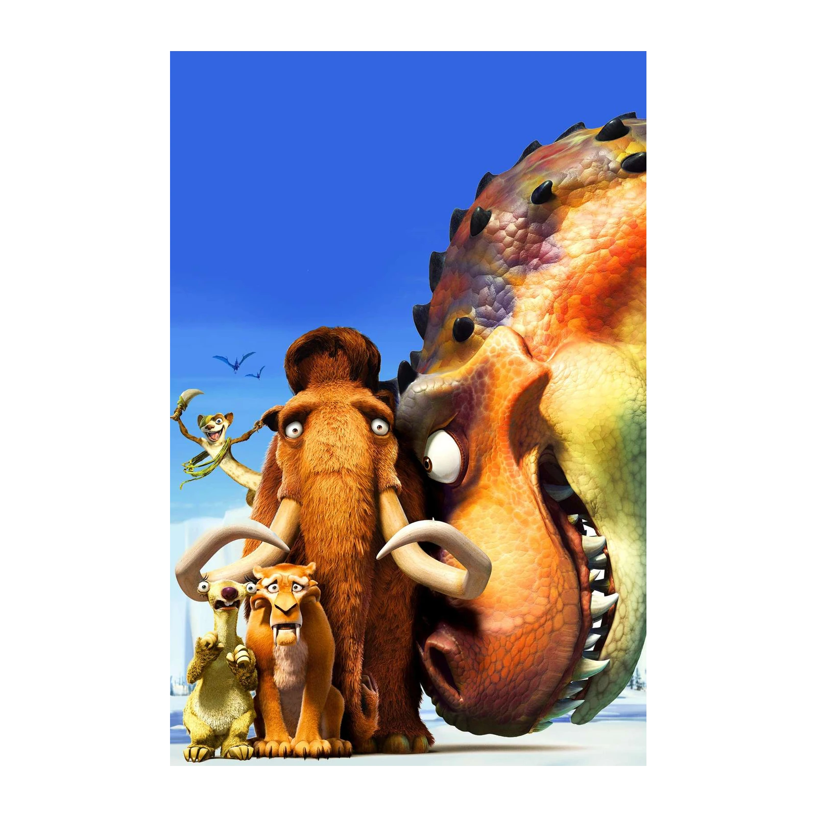 Ice Age Friends & Dinosaur Wall Art