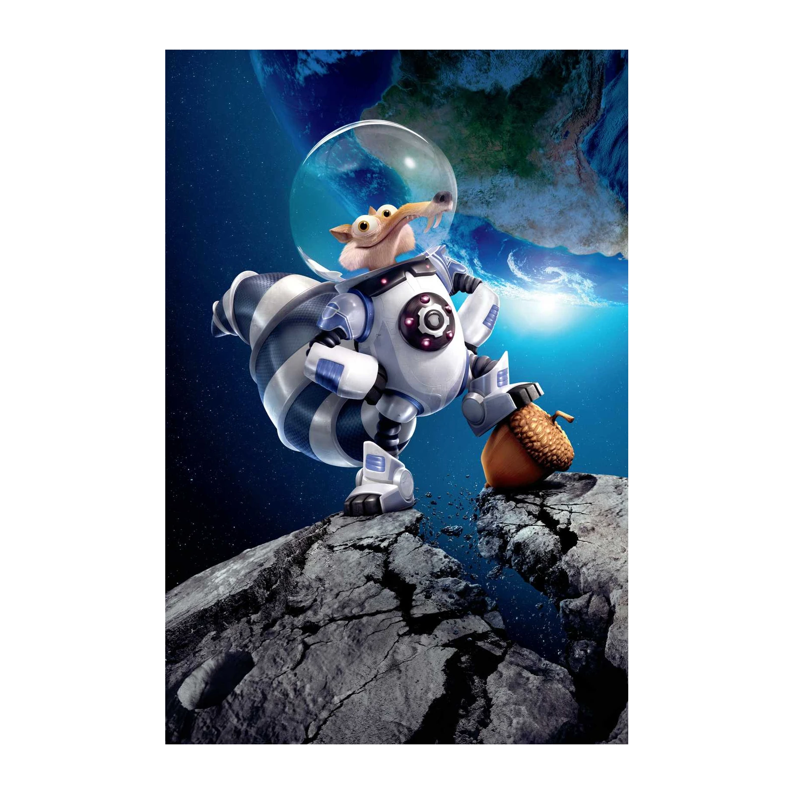 Space Scrat Acorn Adventure Wall Art