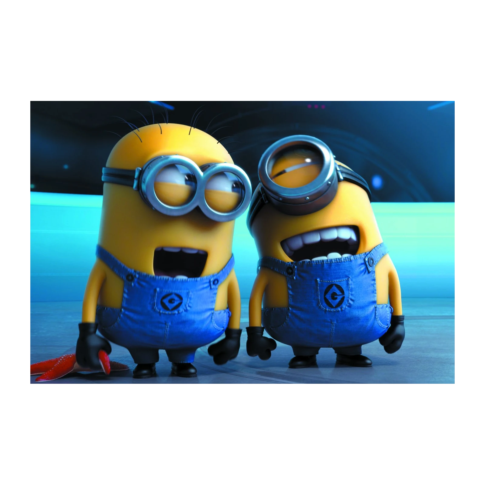 Playful Minions Duo Wall Art