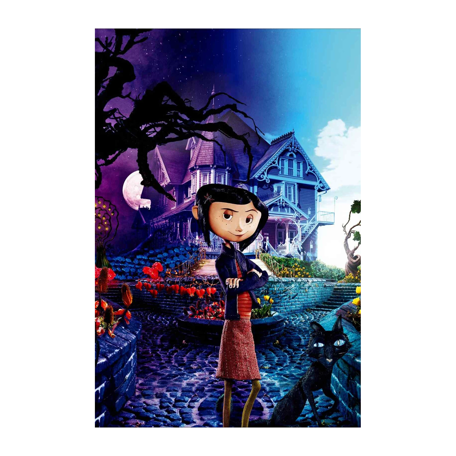 Enchanting Coraline & Spooky House Wall Art