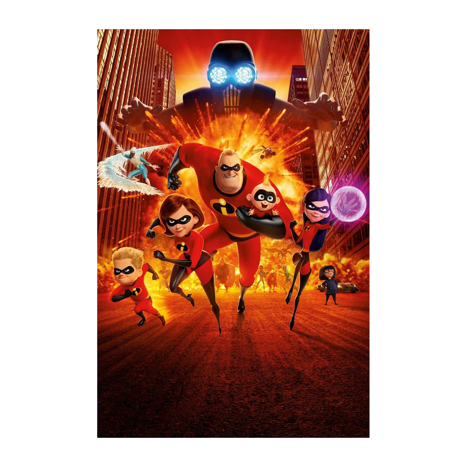 Incredibles 2 Action Scene Wall Art