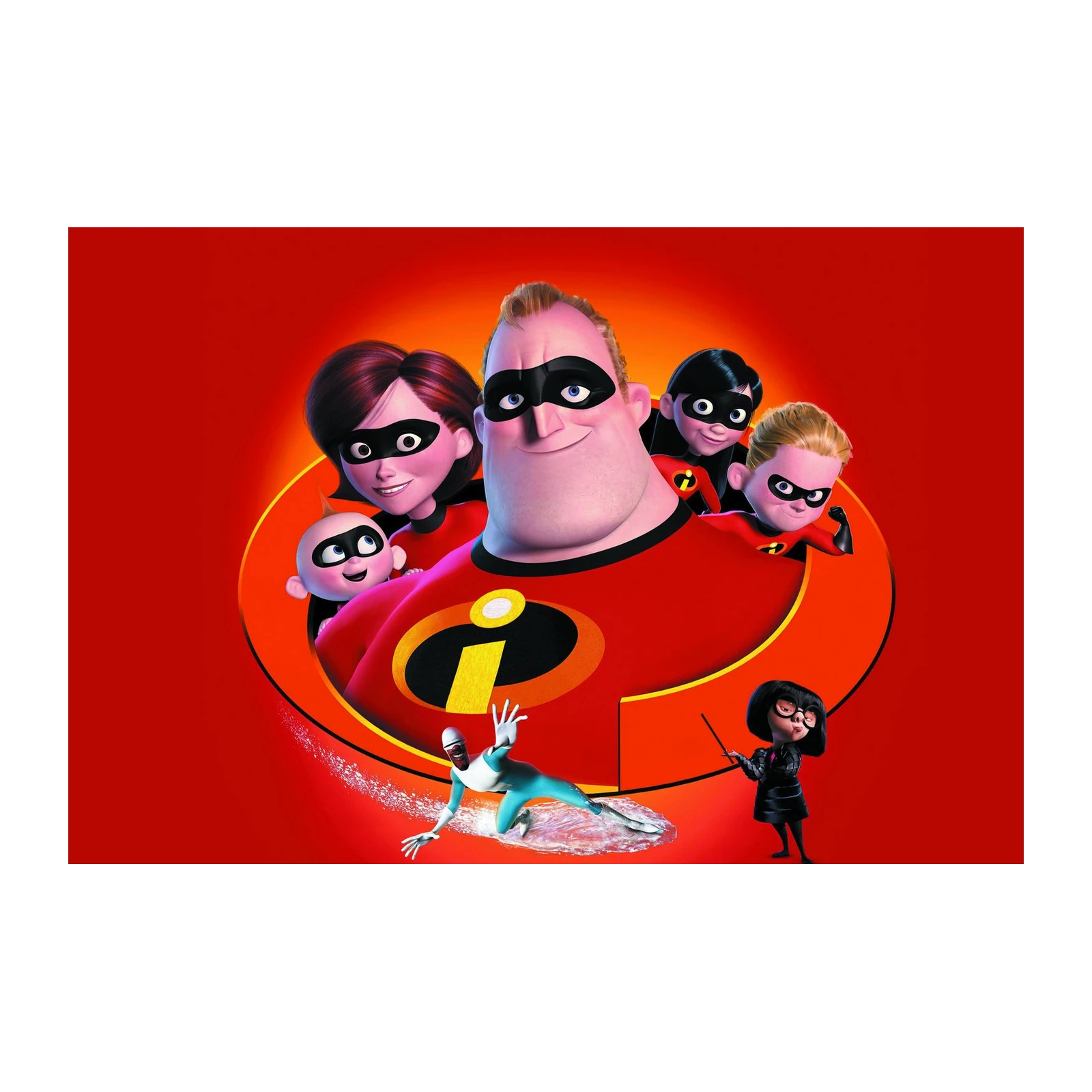 The Incredibles Family Action Wall Art
