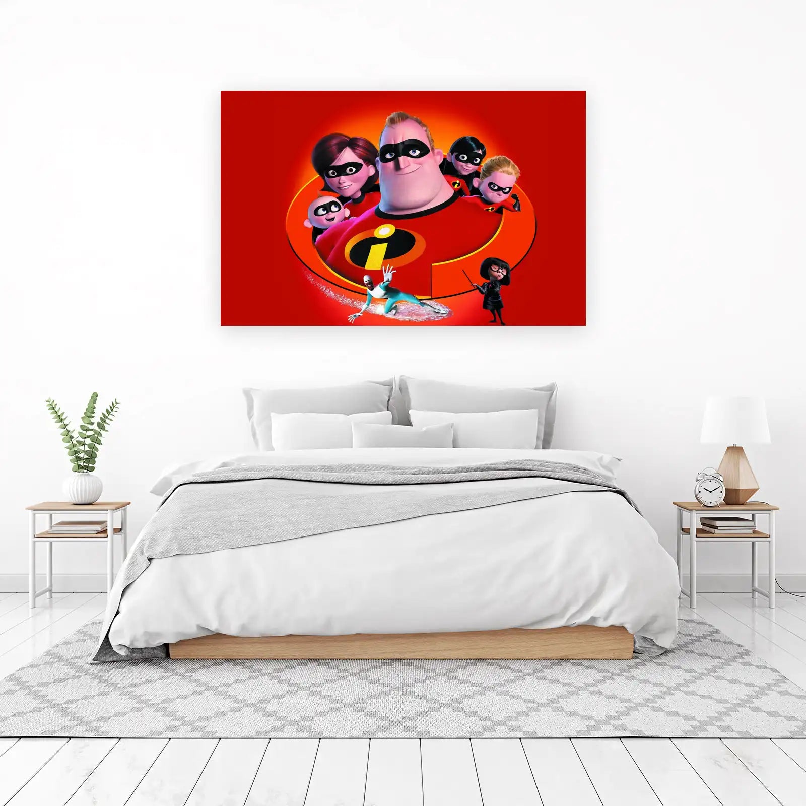 The Incredibles Family Action Wall Art