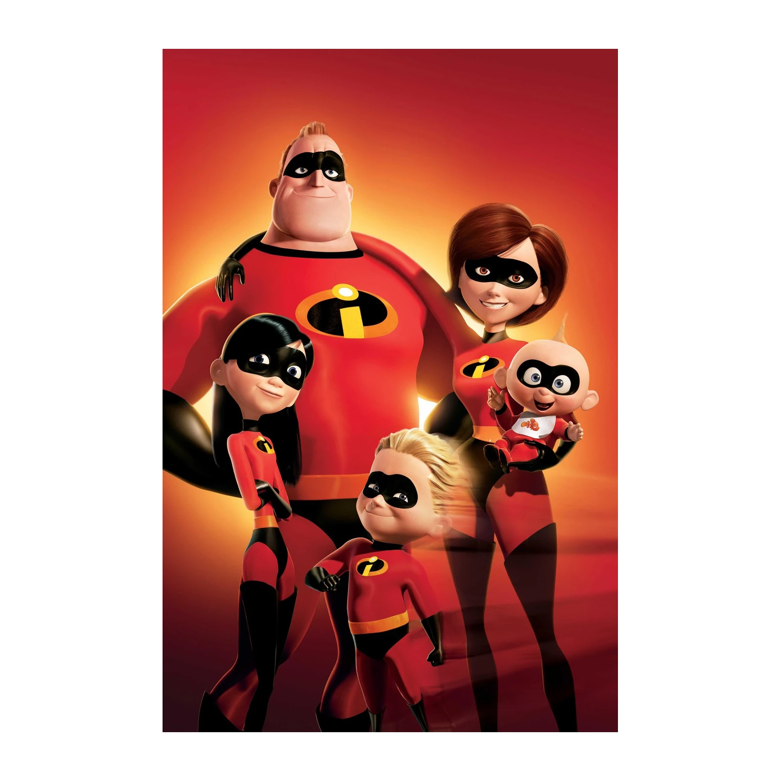 The Incredibles Family Hero Wall Art