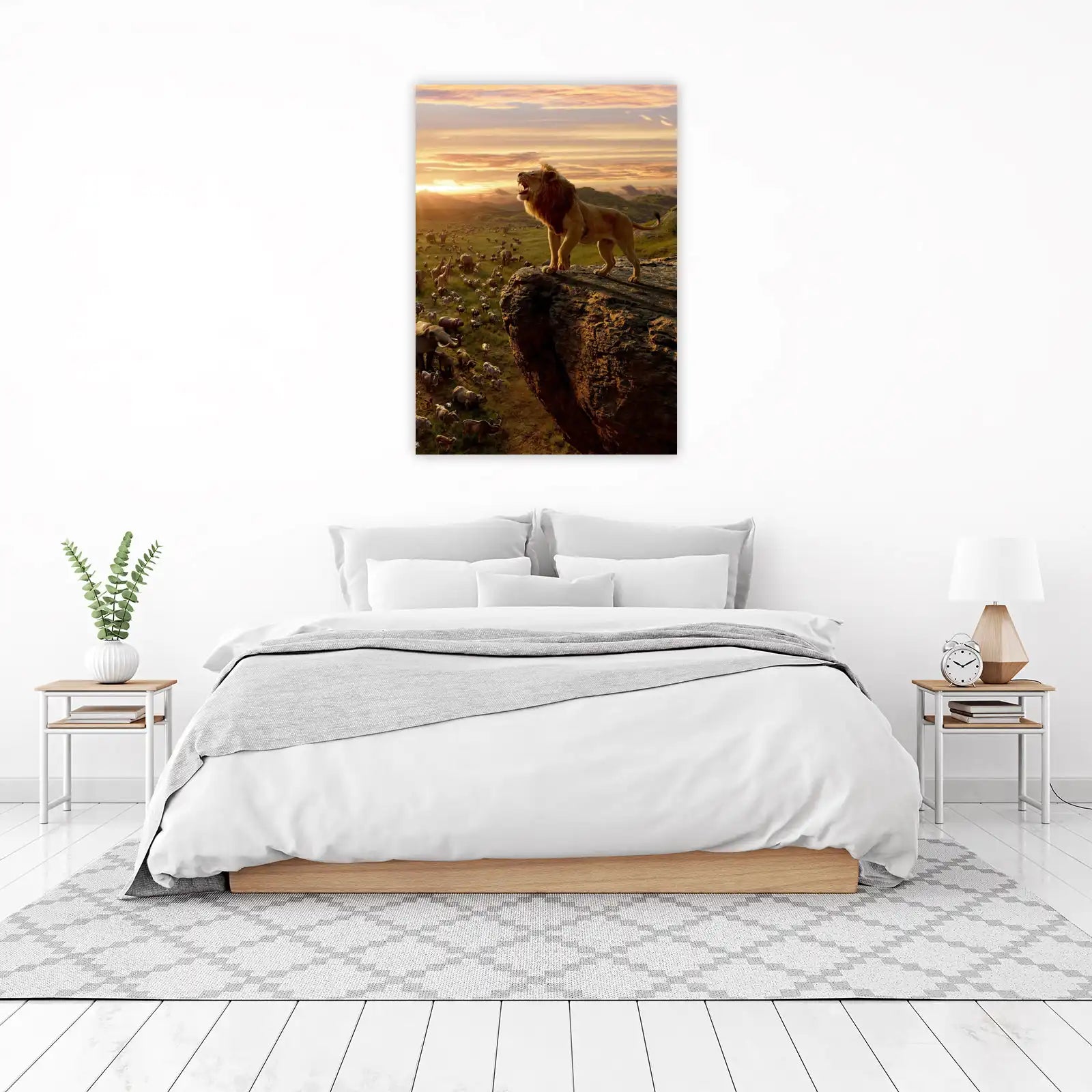 Majestic Lion Roar African Safari Wall Art