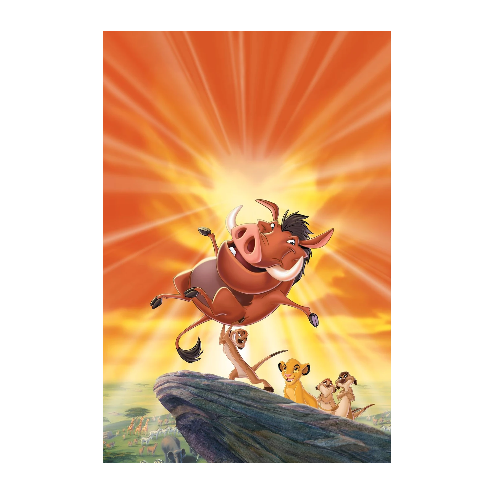 Timon & Pumbaa Simba's Pride Wall Art