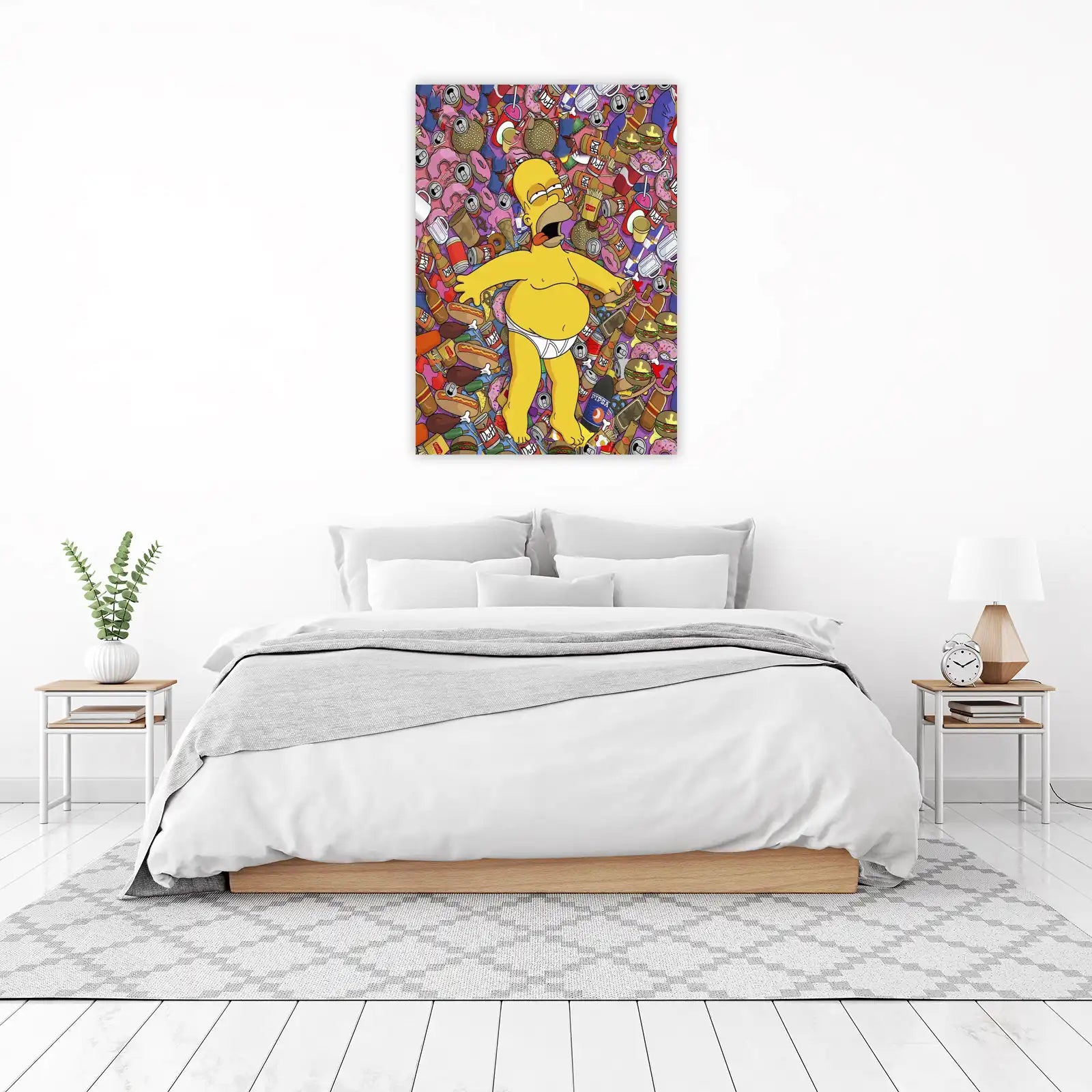 Homer Simpson's Indulgence Wall Art