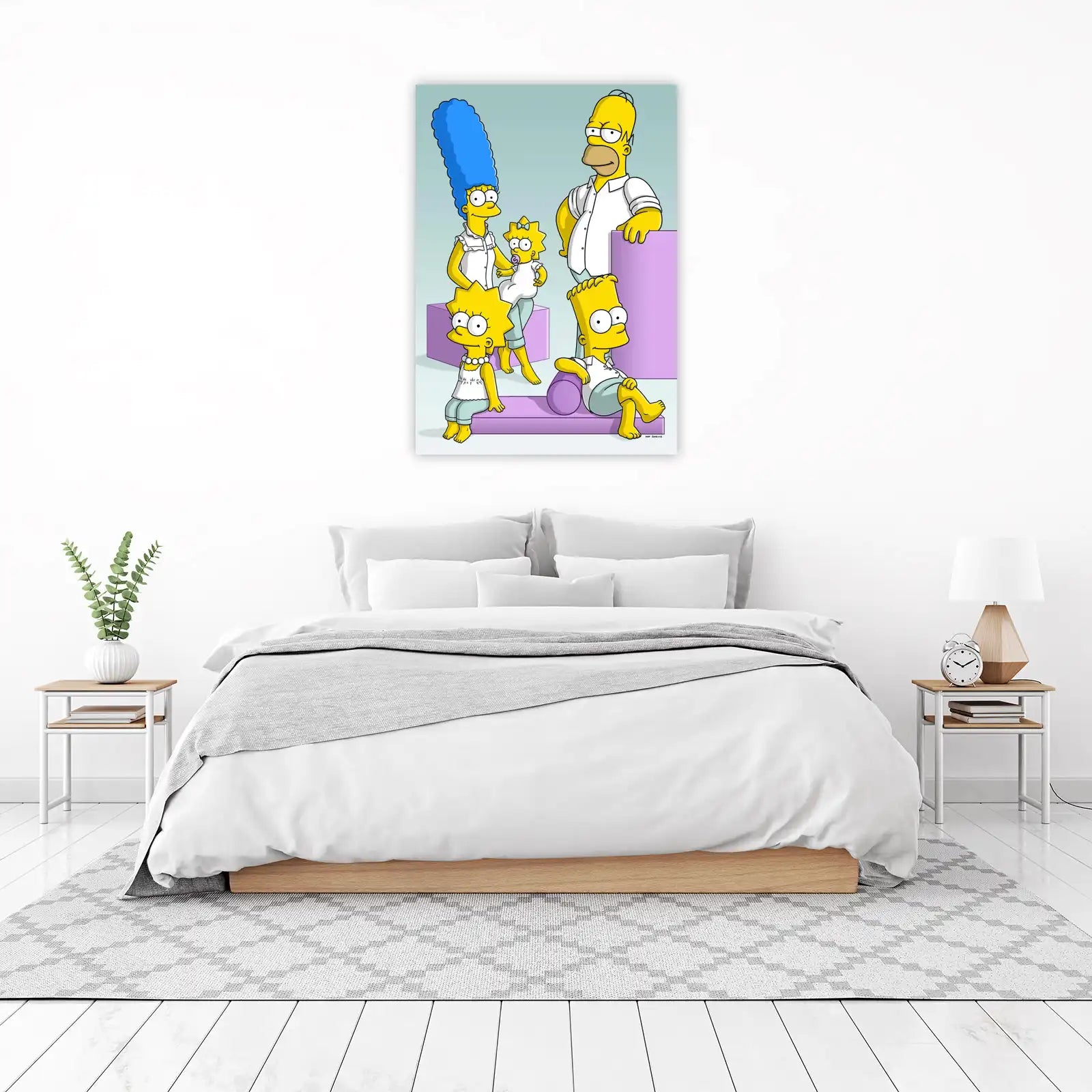 The Simpsons Family Portrait Wall Art