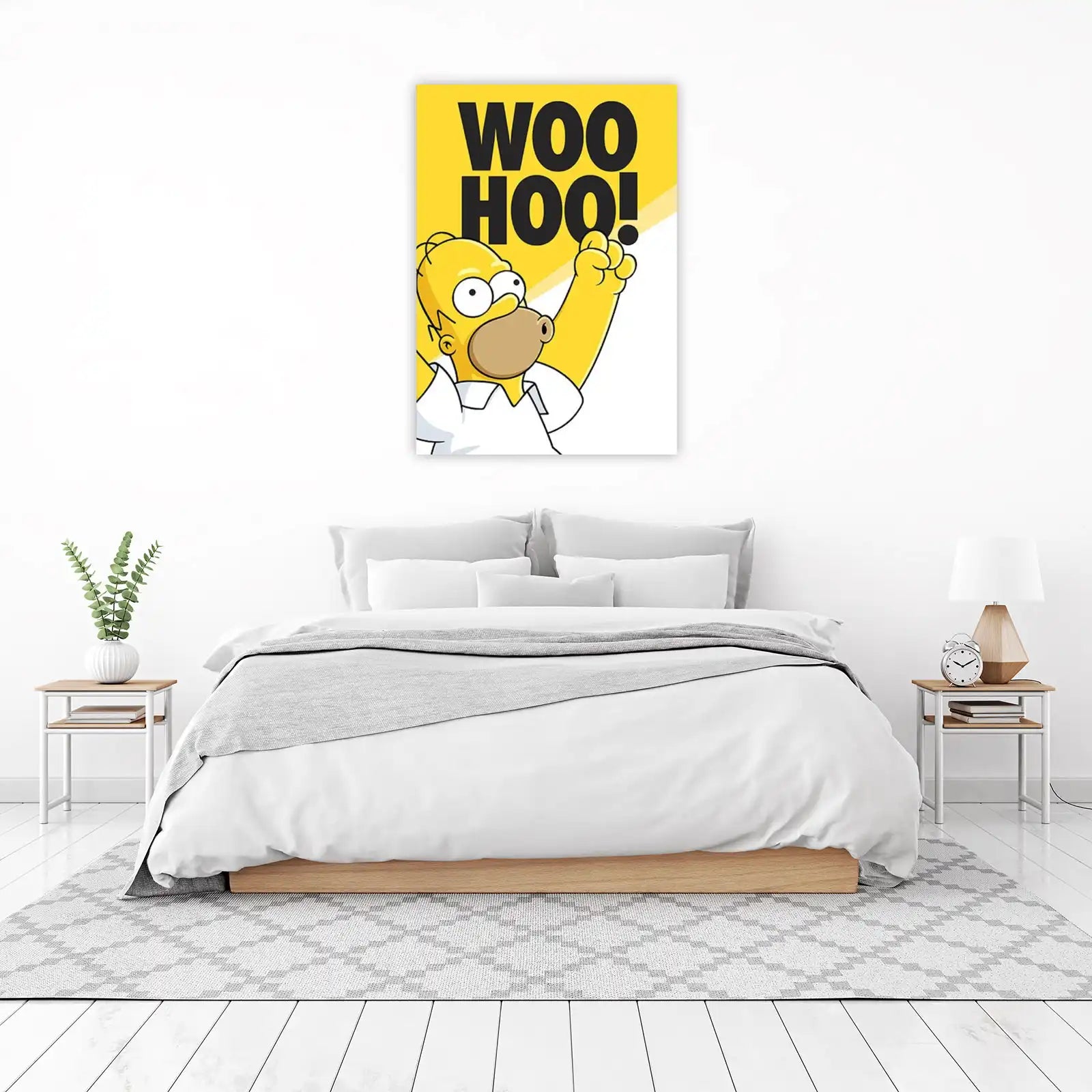 Homer Simpson Woohoo! Wall Art