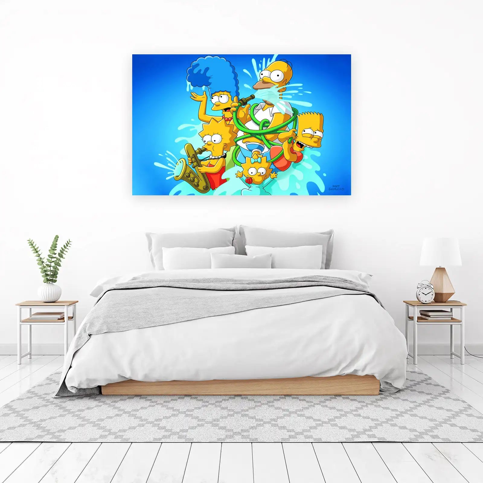 The Simpsons Family Fun Wall Art