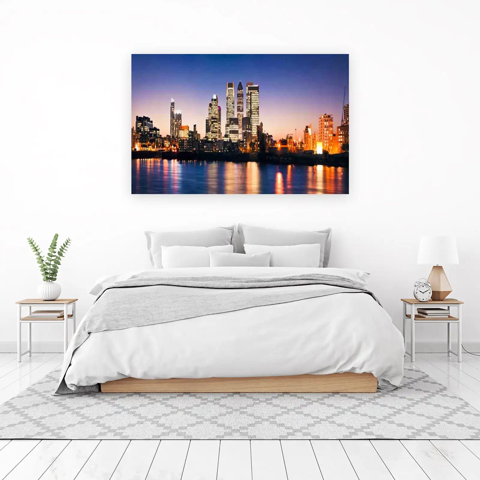 Urban Cityscape Panorama Wall Art