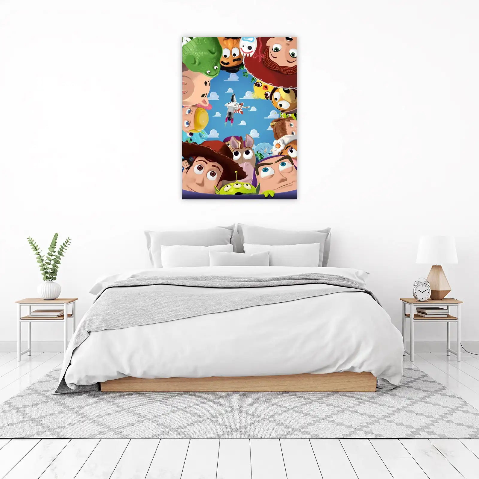 Toy Story Character Collage Wall Art