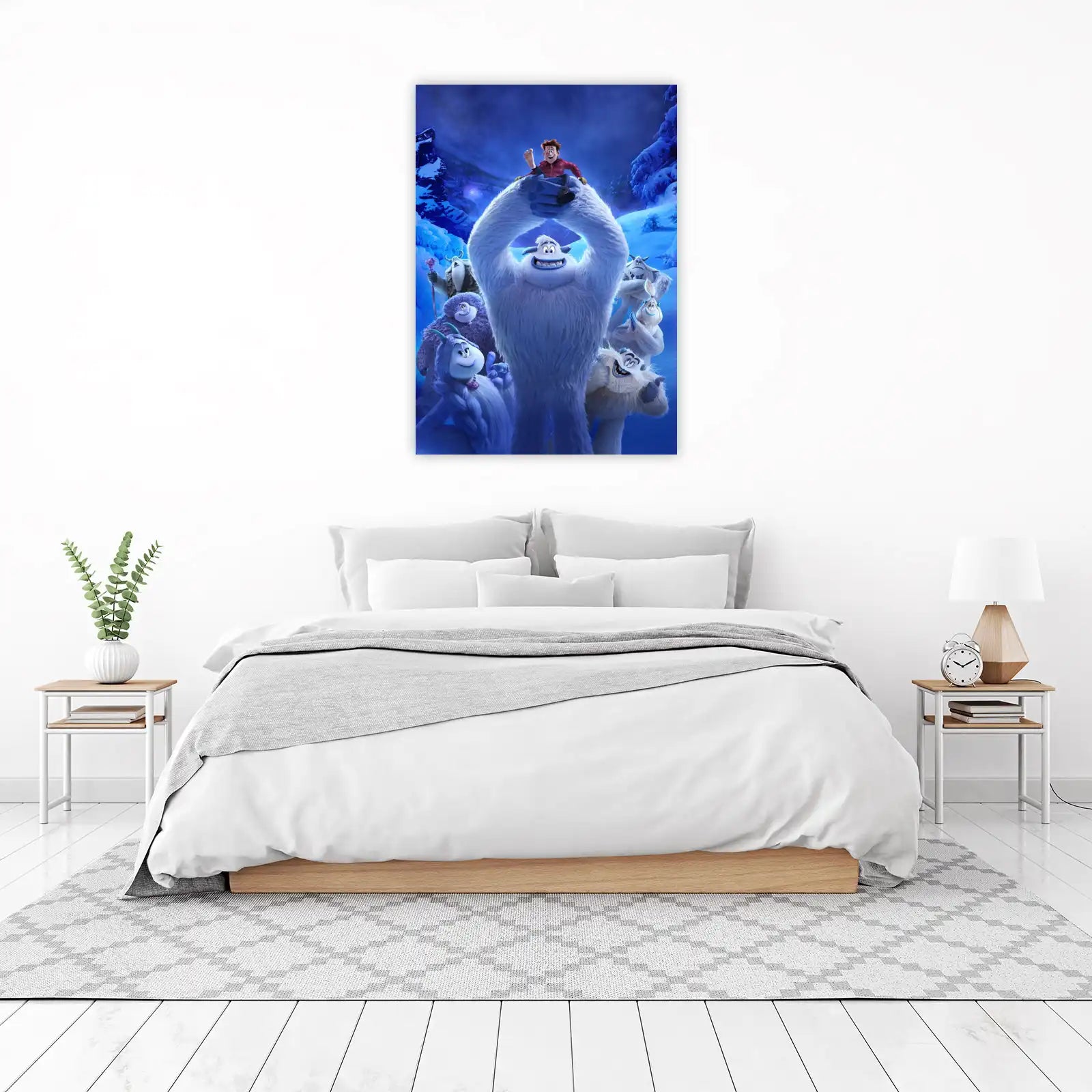Yeti Friends Snow Adventure Wall Art