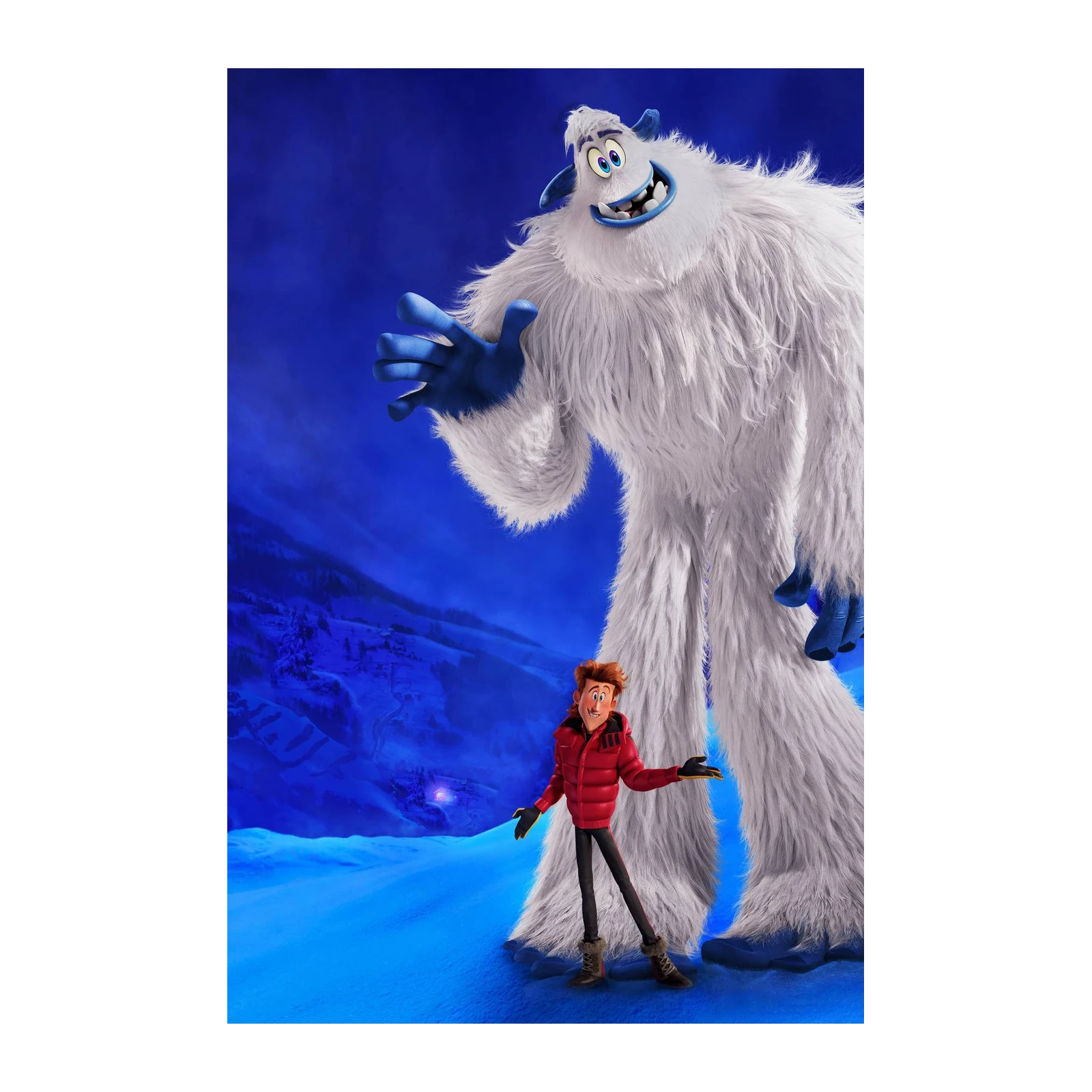 Animated Yeti & Explorer Wall Art