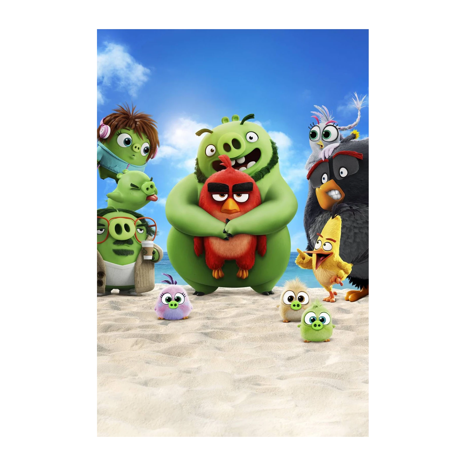 Angry Birds Movie Beach Fun Wall Art