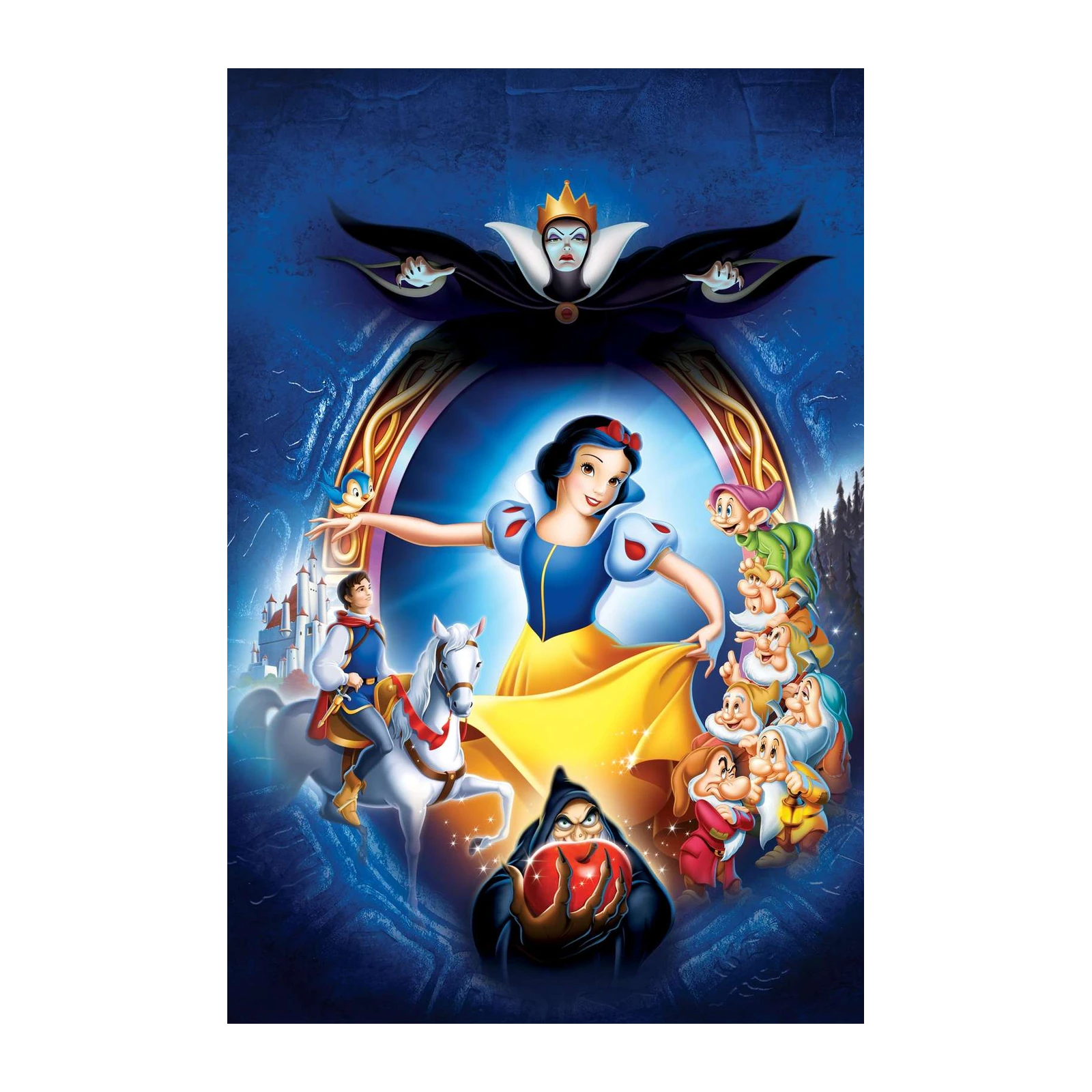 Enchanting Snow White & Dwarfs Wall Art