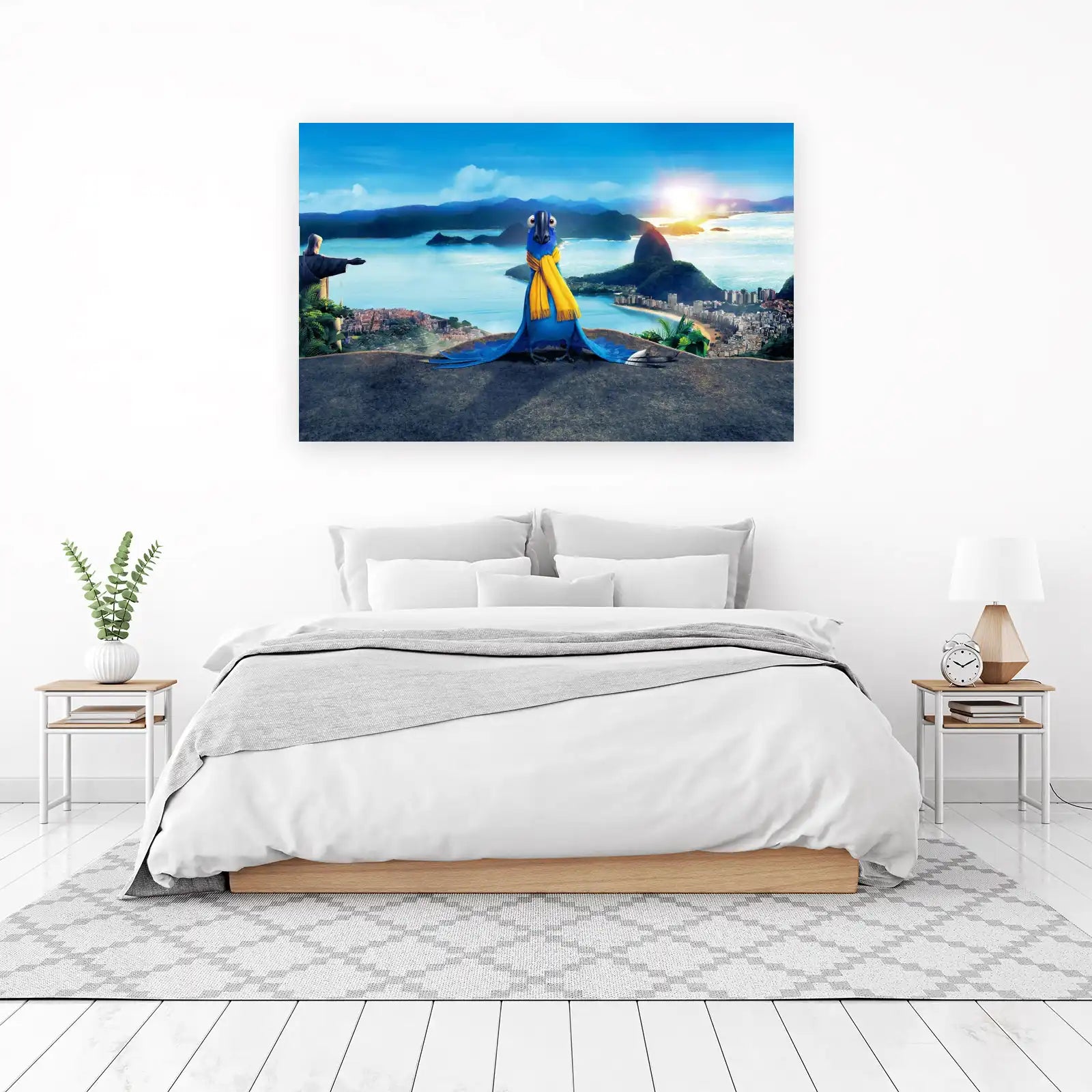 Blue Macaw Rio de Janeiro Wall Art