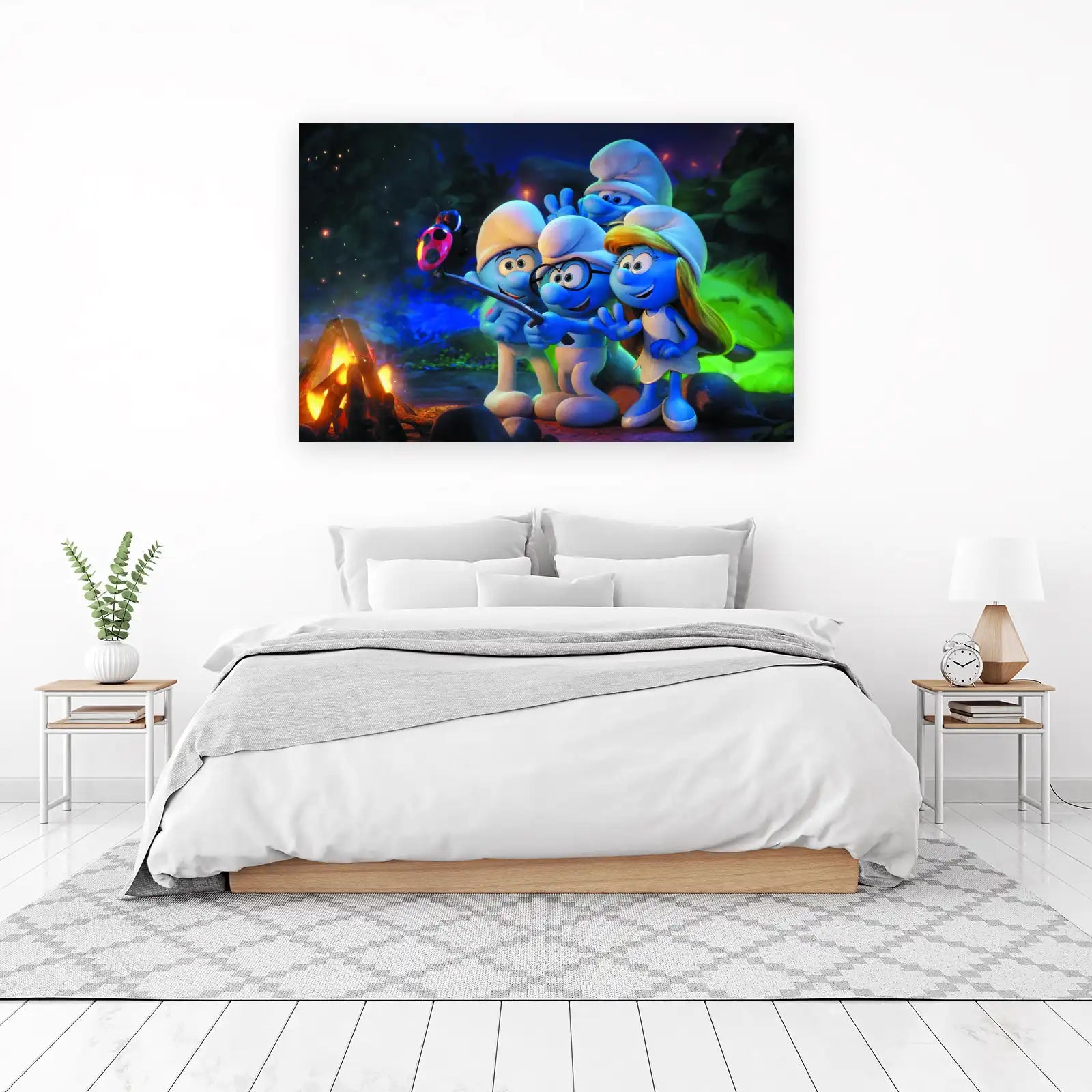 Smurfs Campfire Fun Wall Art