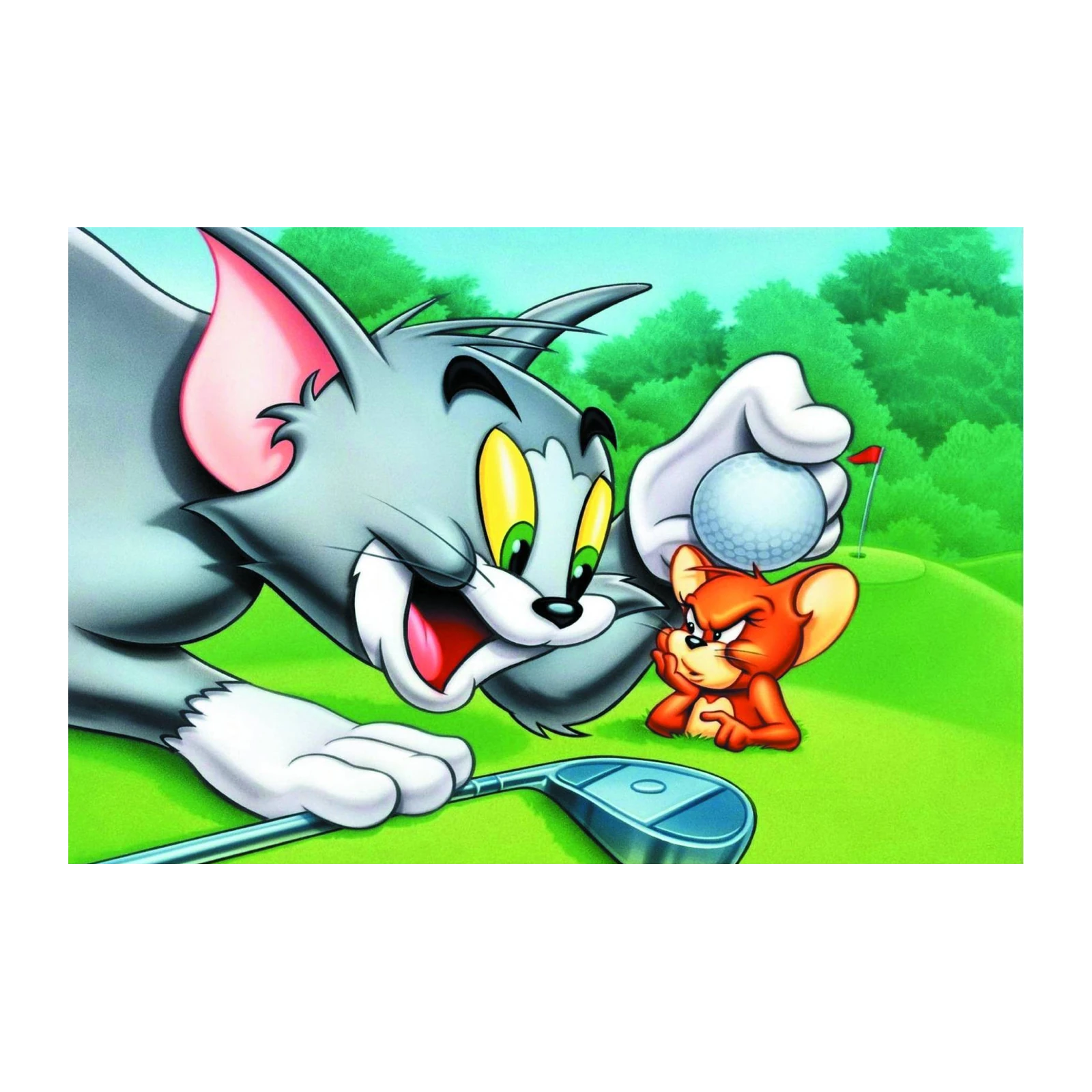 Tom & Jerry Golf Fun Wall Art