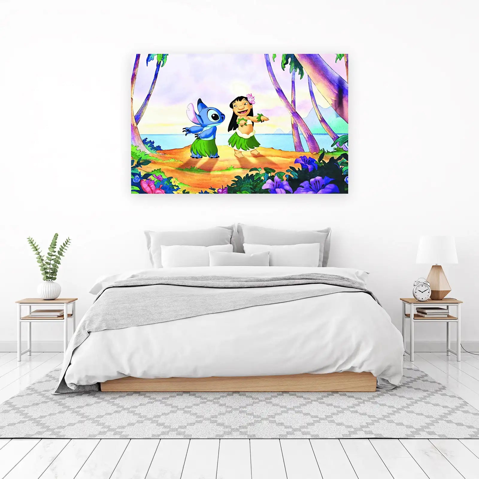 Lilo & Stitch Hula Beach Wall Art