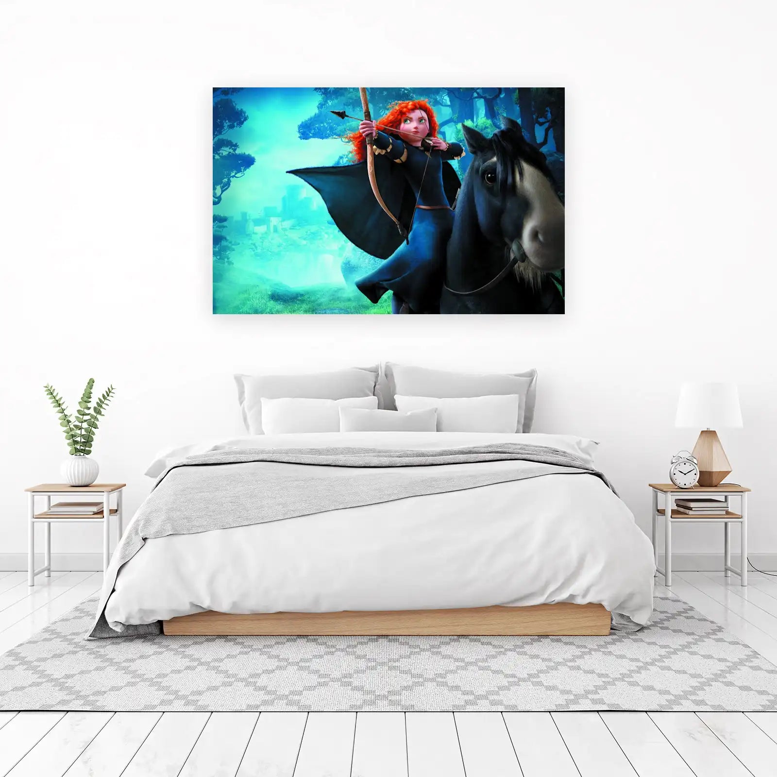 Merida Brave Warrior Archery Horse Wall Art