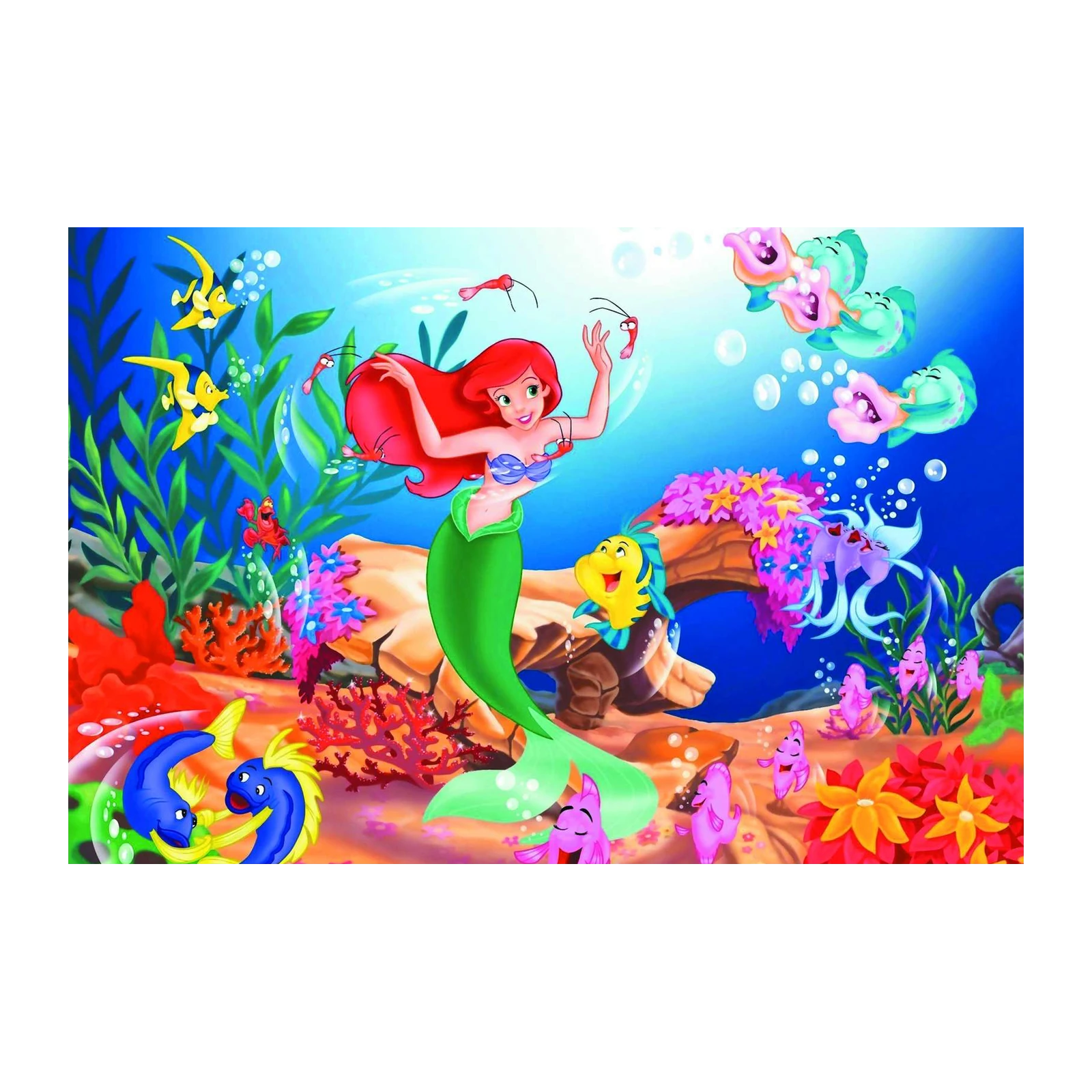 Whimsical Mermaid Underwater Adventure Wall Art