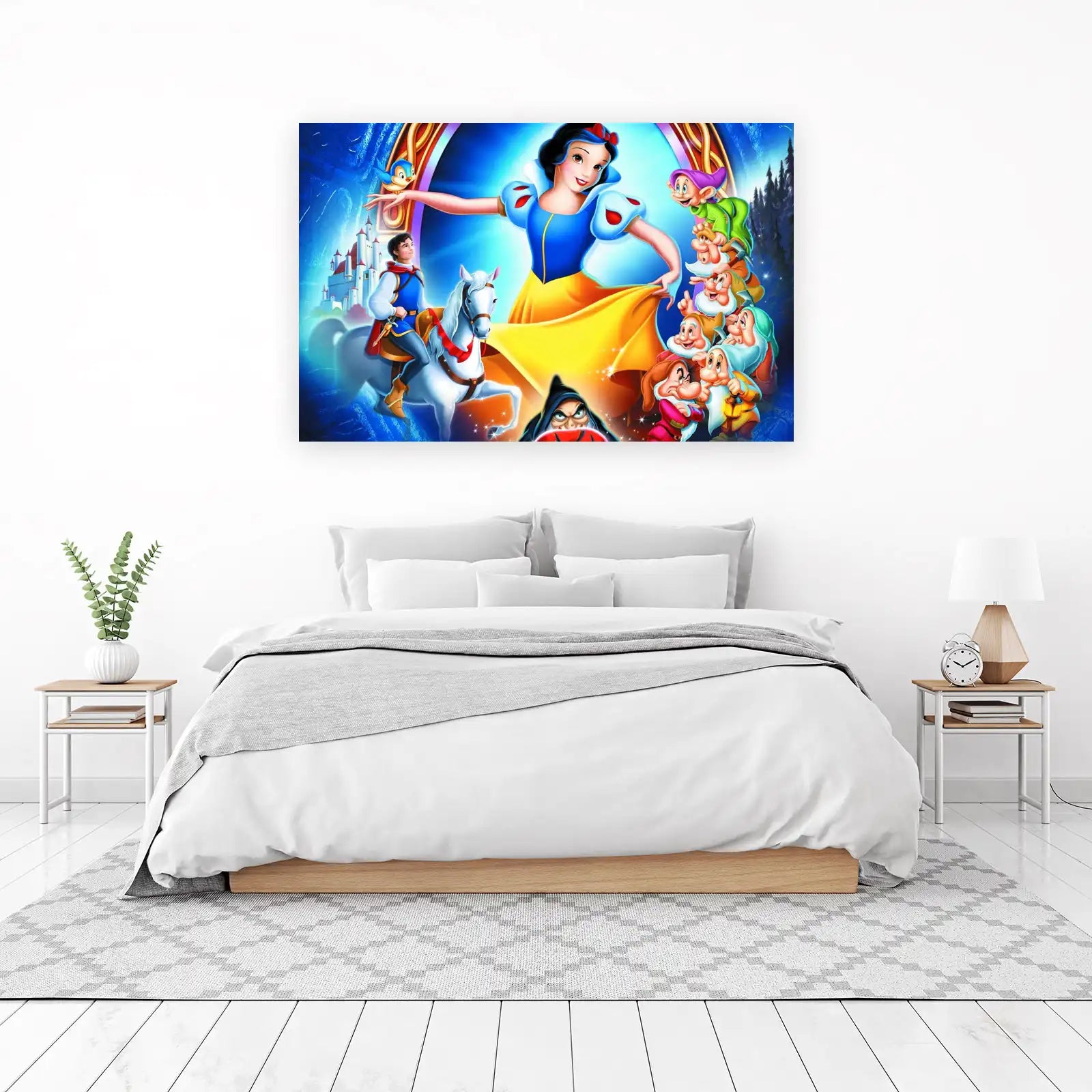 Enchanted Snow White & Dwarfs Wall Art