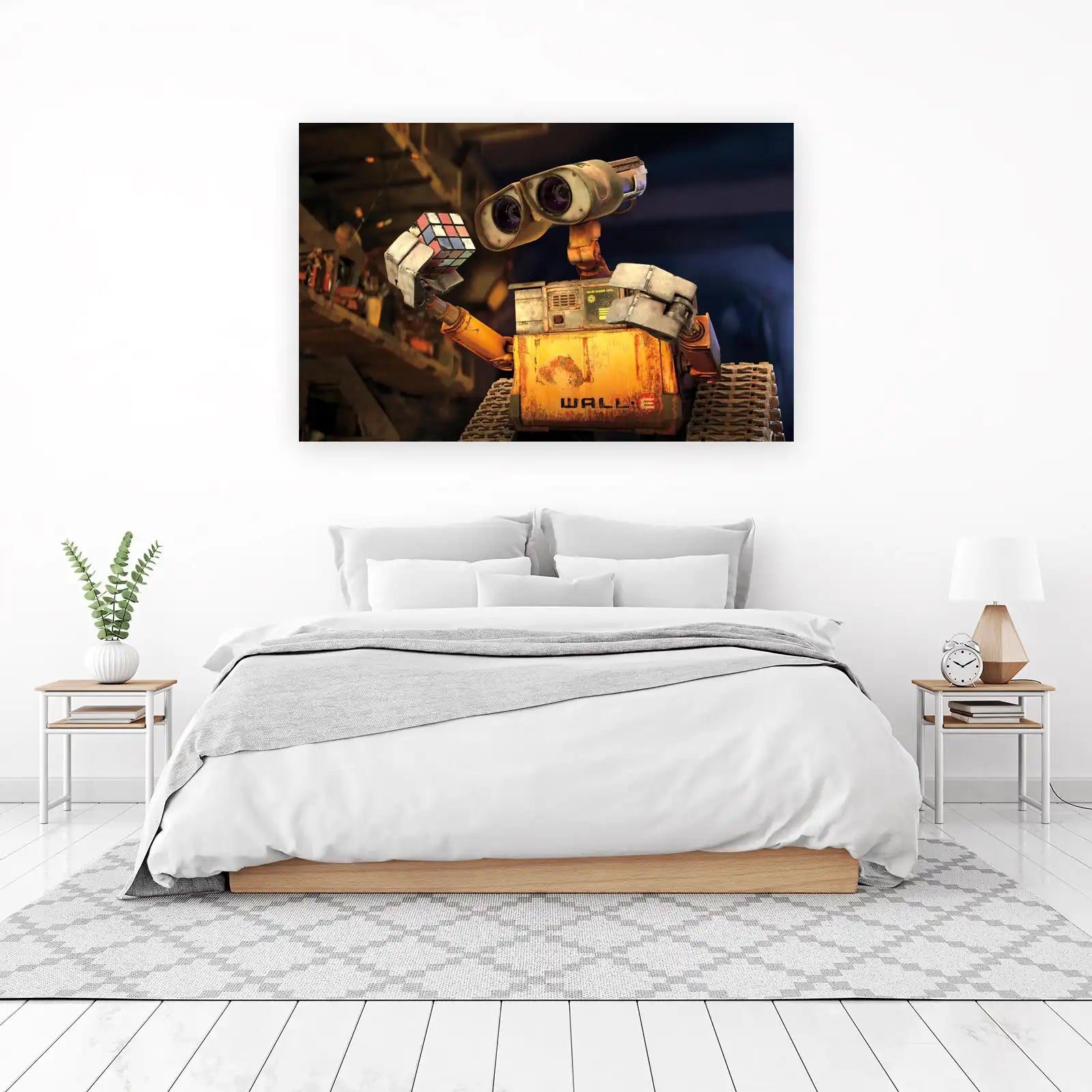 Wall-E with Rubik's Cube Wall Art