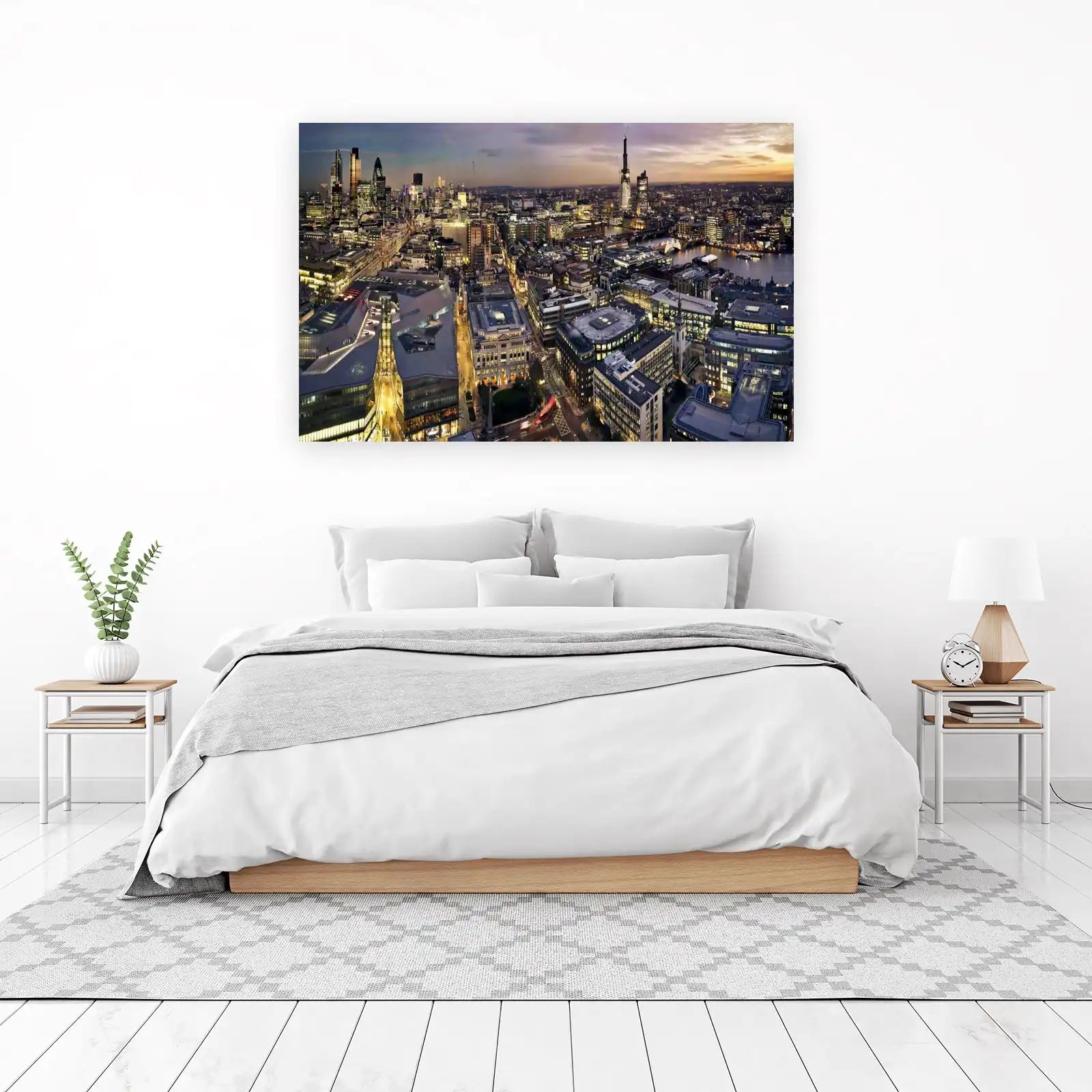 London Skyline at Dusk Wall Art