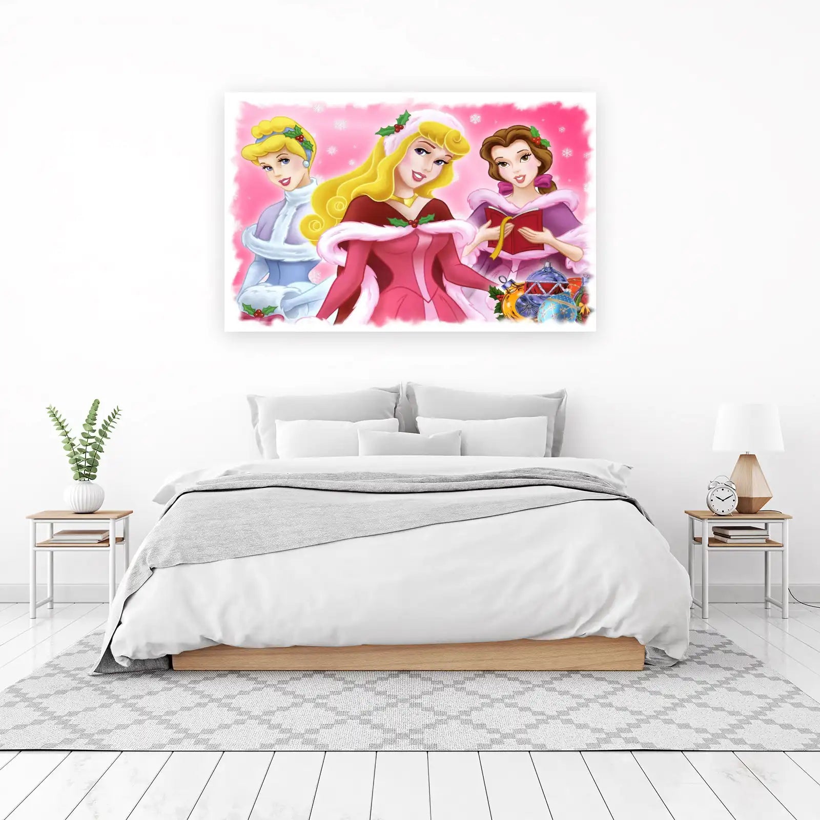 Enchanting Winter Princess Trio Wall Art